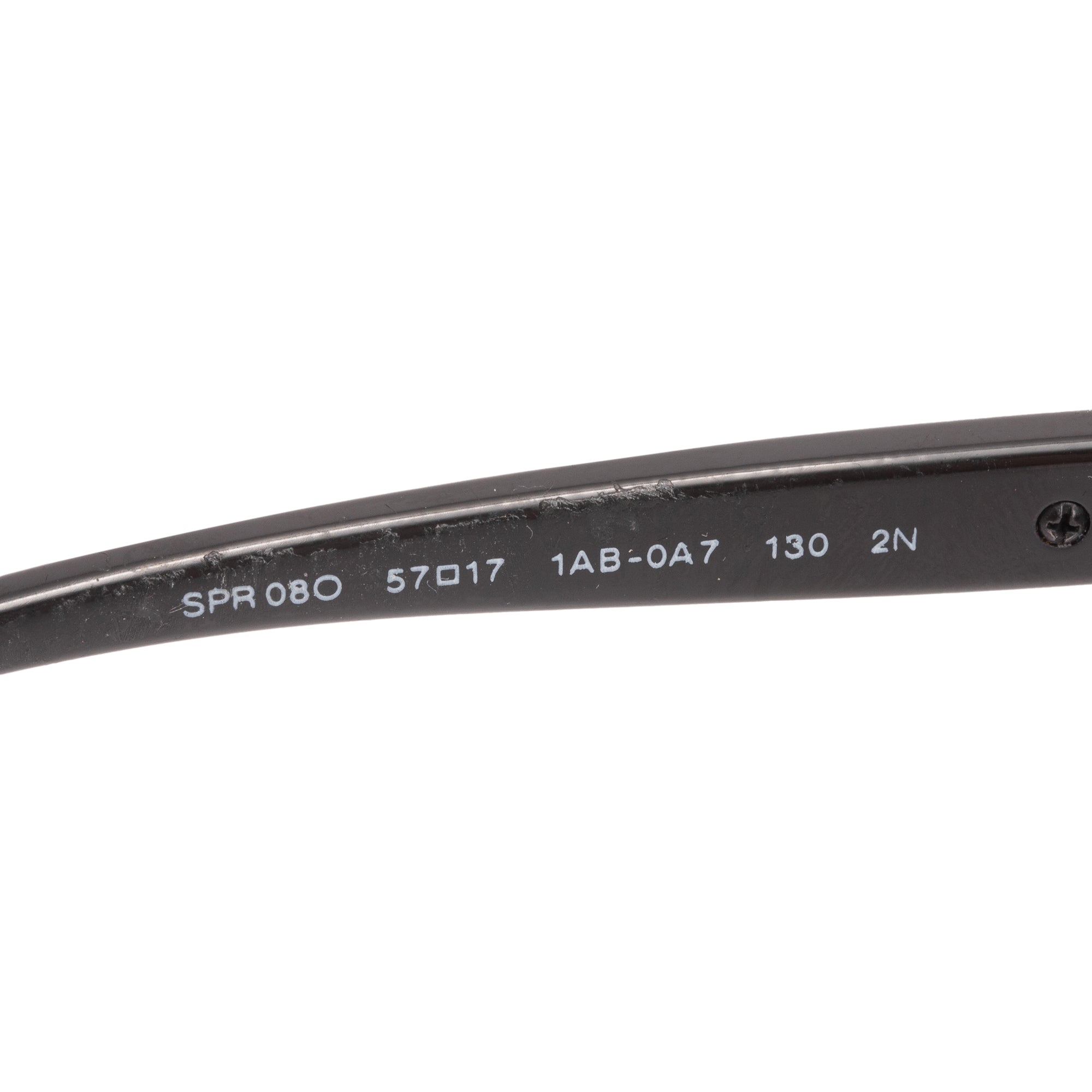 Prada SPR 080 Black Acetate Conceptual Sunglasses w/ Case