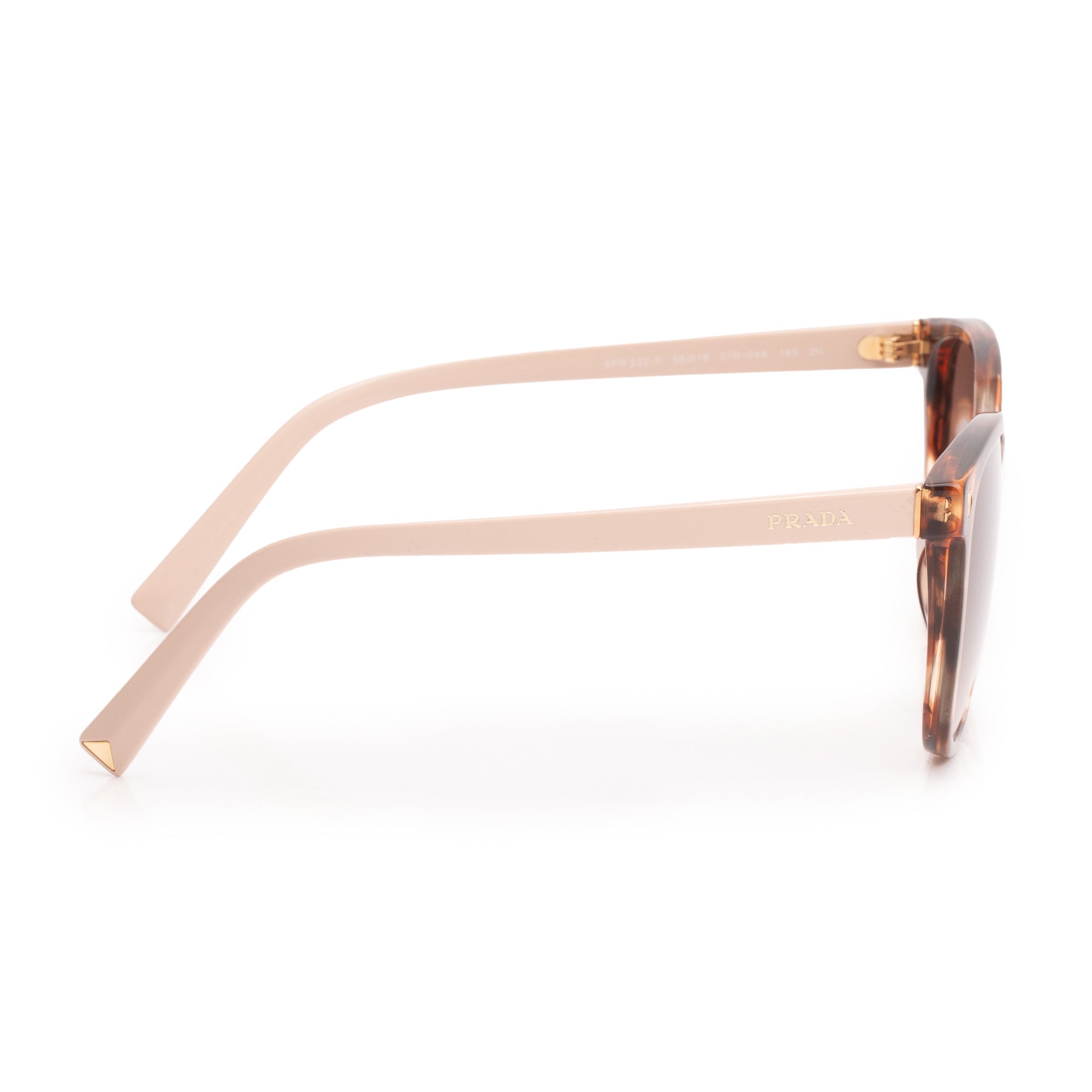 Prada SPR 22Z-F Pink/Tortoise Acetate Gradient Sunglasses w/ Box & Case