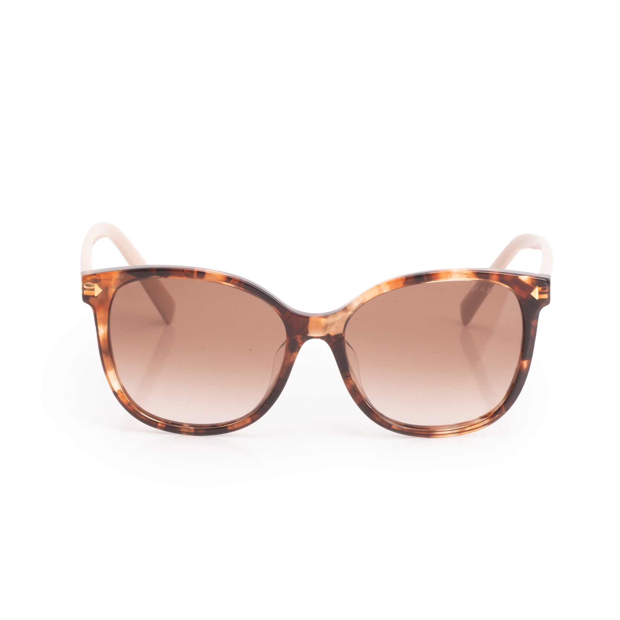 Prada SPR 22Z-F Pink/Tortoise Acetate Gradient Sunglasses w/ Box & Case