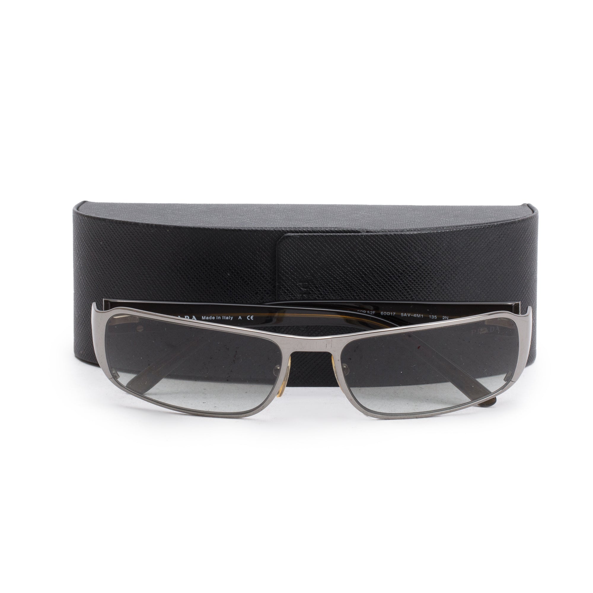 Prada SPR 52F Rectangular Sunglasses w/ Case