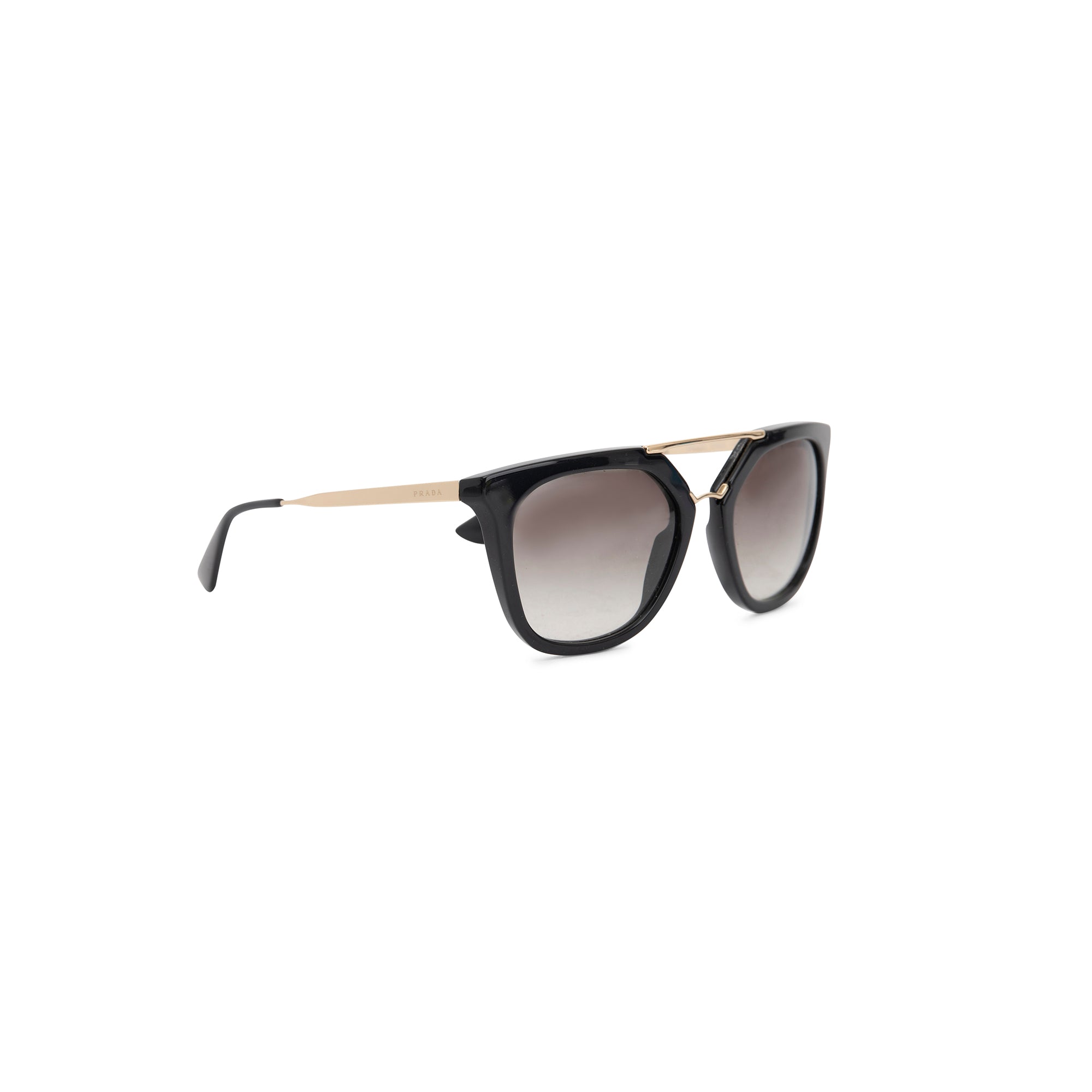 Prada SPR13Q Cinema Cat-Eye Gradient Sunglasses w/ Case