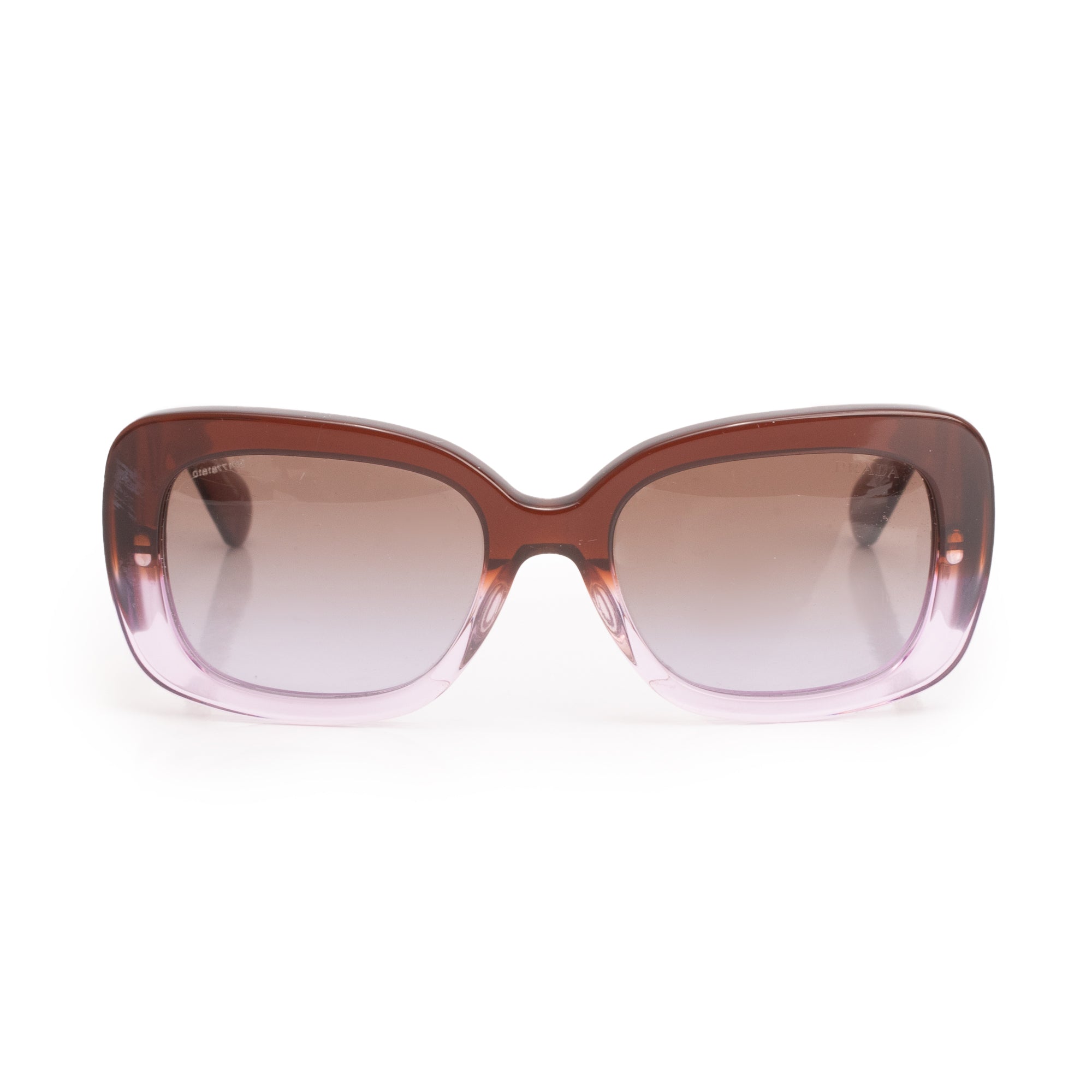 Prada SPR27O Purple Acetate Classic Spiral Sunglasses w/ Box & Case