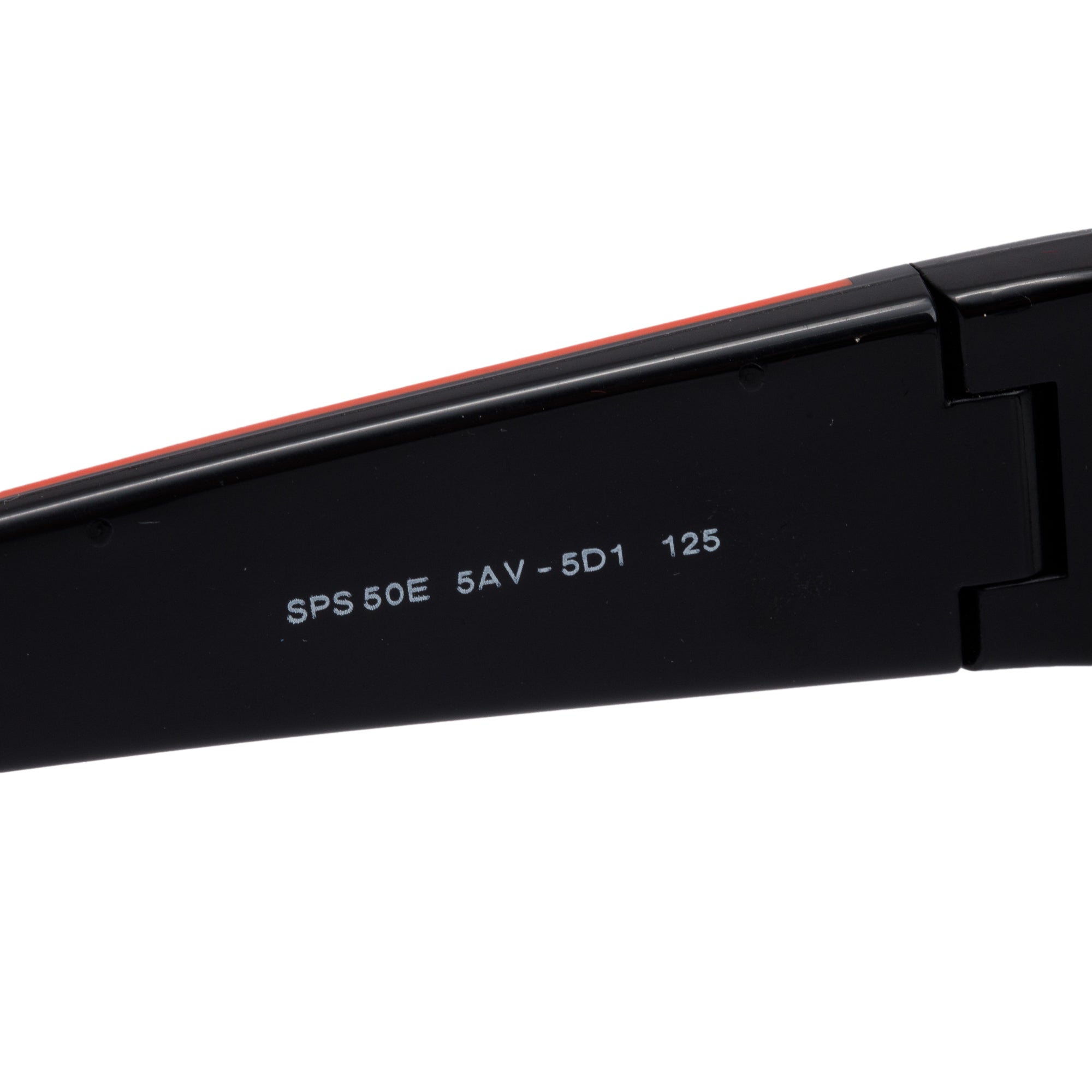 Prada SPS 50E Black Acetate Sport Shield Sunglasses w/ Case