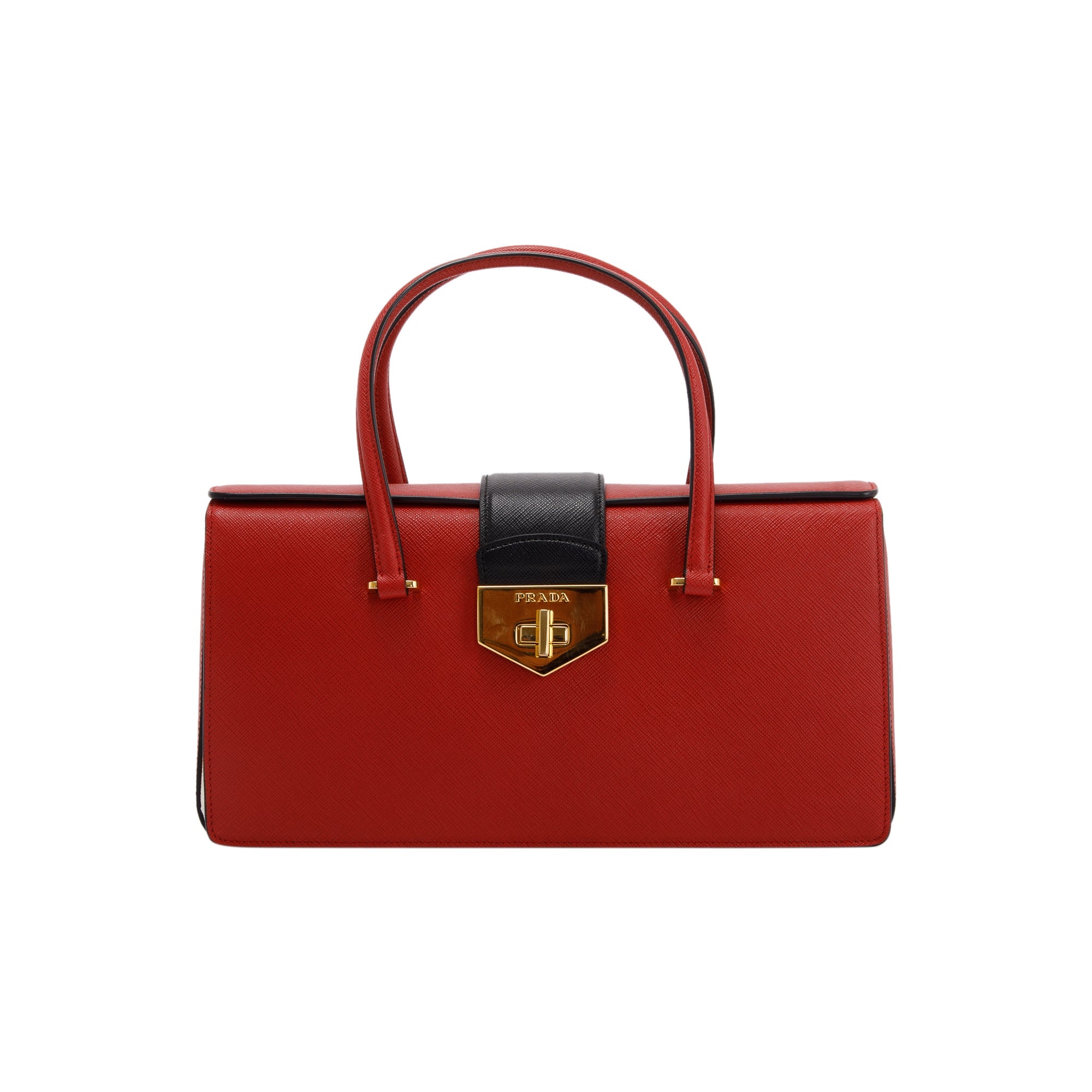 Prada Saffiano East West Tote w/ Authenticity Card