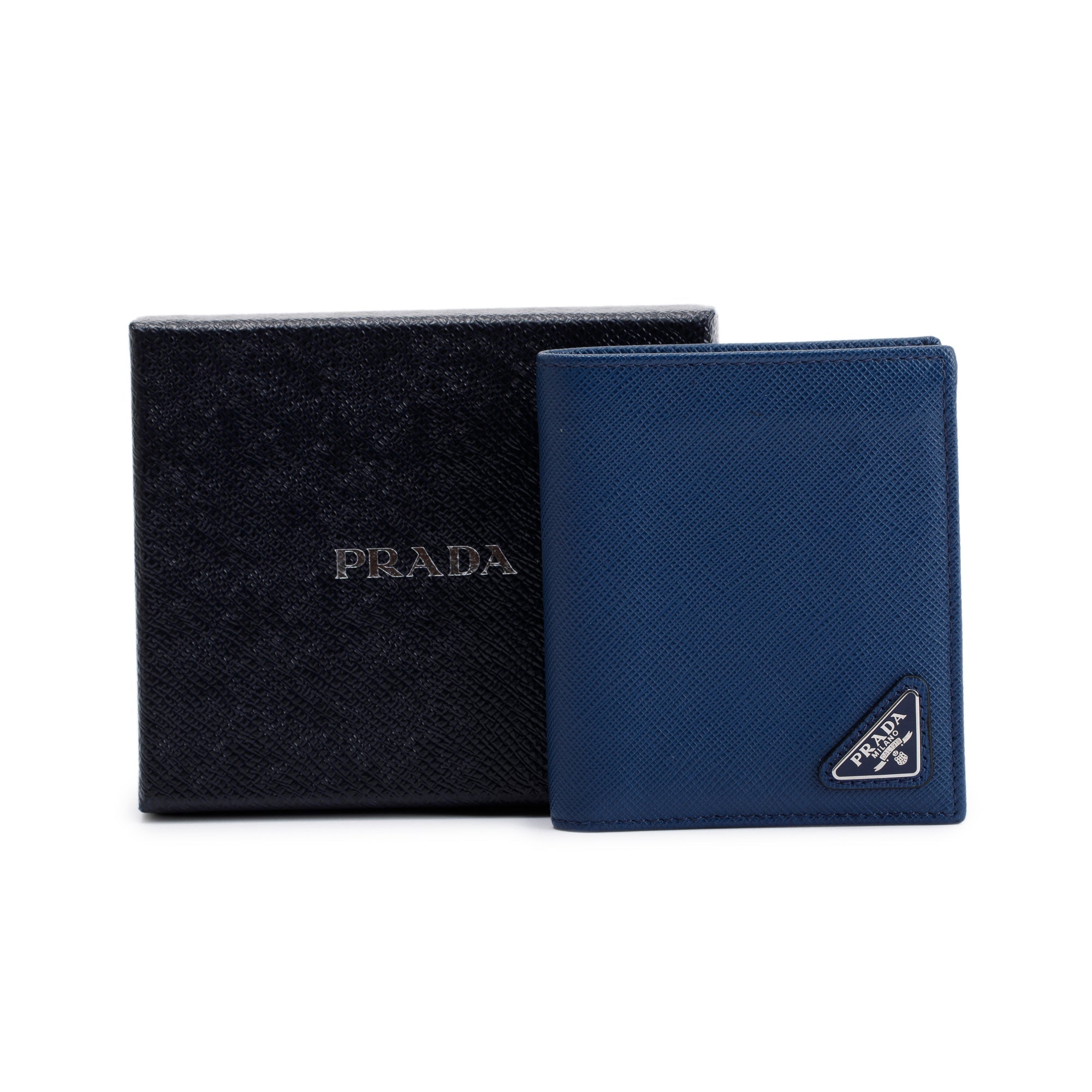 Prada Saffiano Leather Bifold Wallet w/ Box