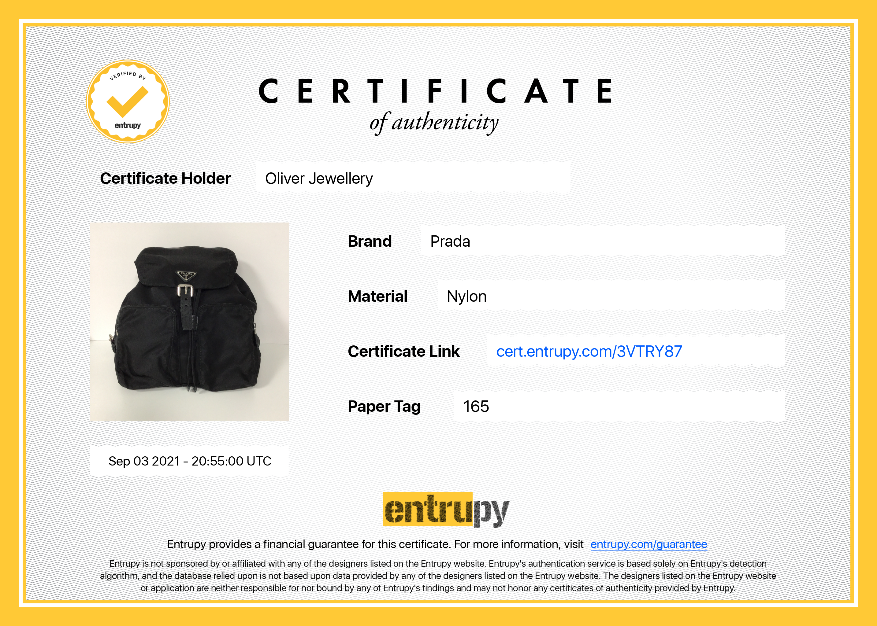 Prada Saffiano Leather-Trimmed Tessuto Nylon Backpack
