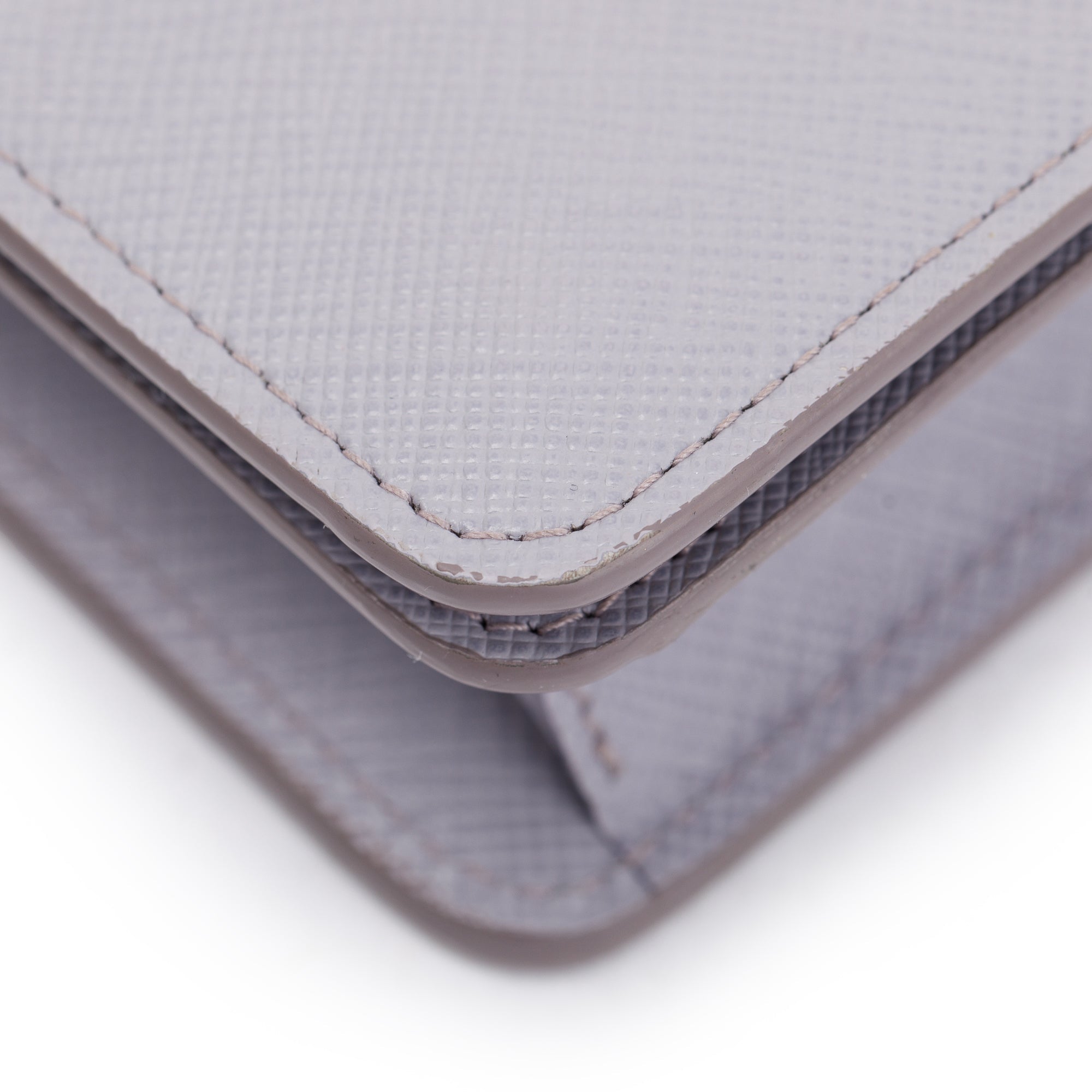 Prada Saffiano Metal Wallet on Chain w/ Box & Authenticity Card