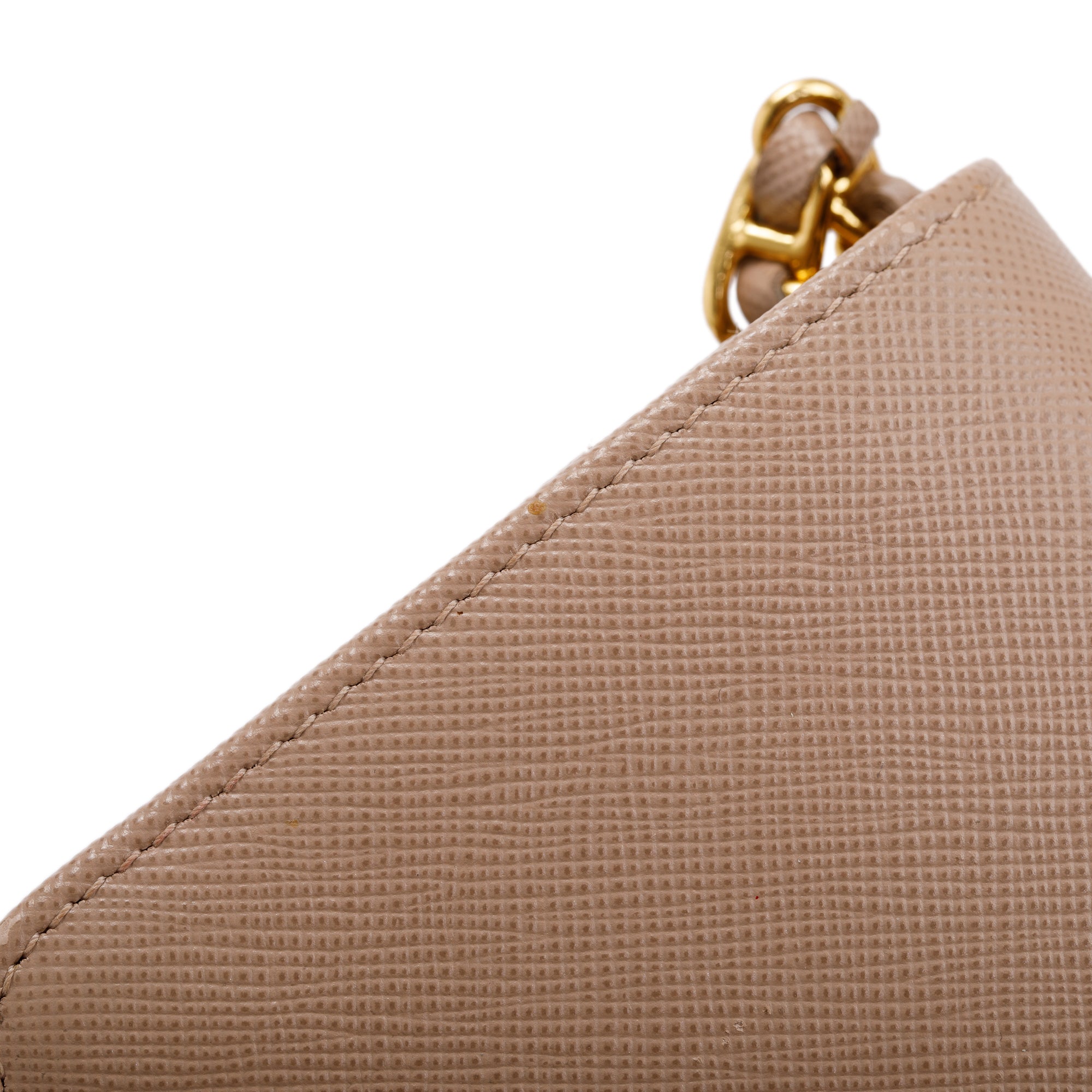 Prada Saffiano Metal Wallet on Chain w/ Box & Authenticity Card