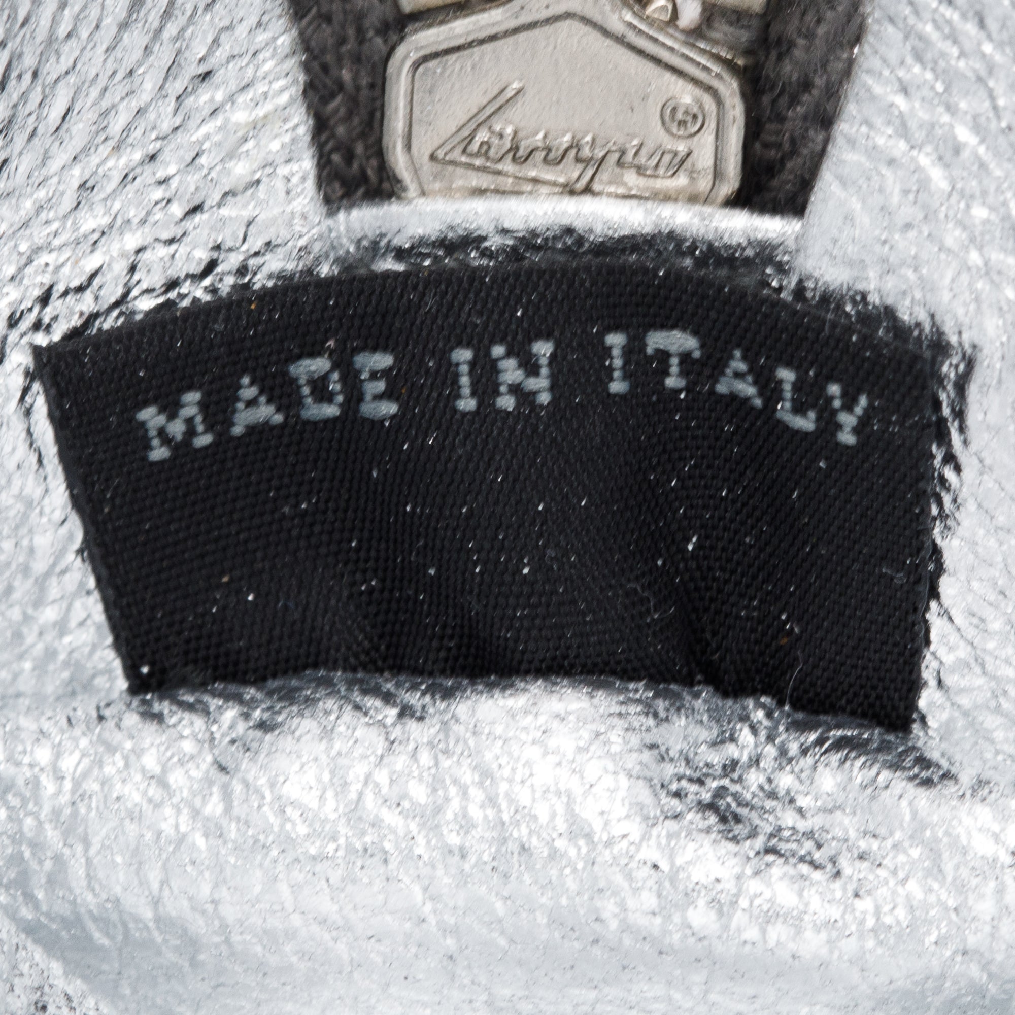 Prada Silver Saffiano Metal Coin Purse