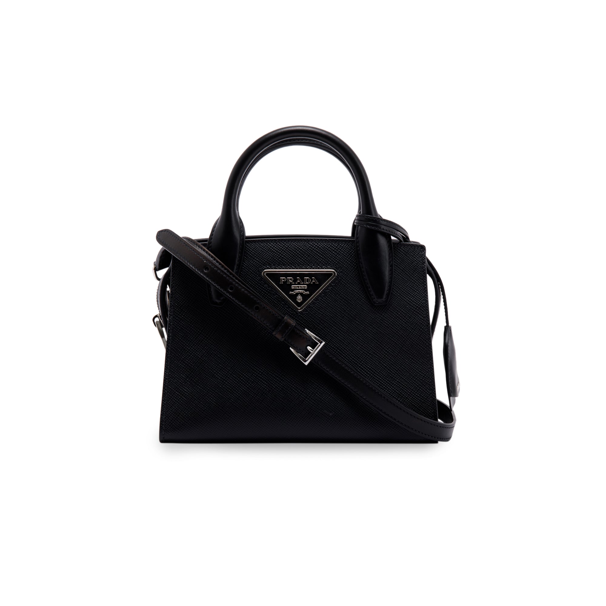 Prada Small Saffiano Cuir Kristen Bag with Strap w/ Box, Receipt & Authenticity Card