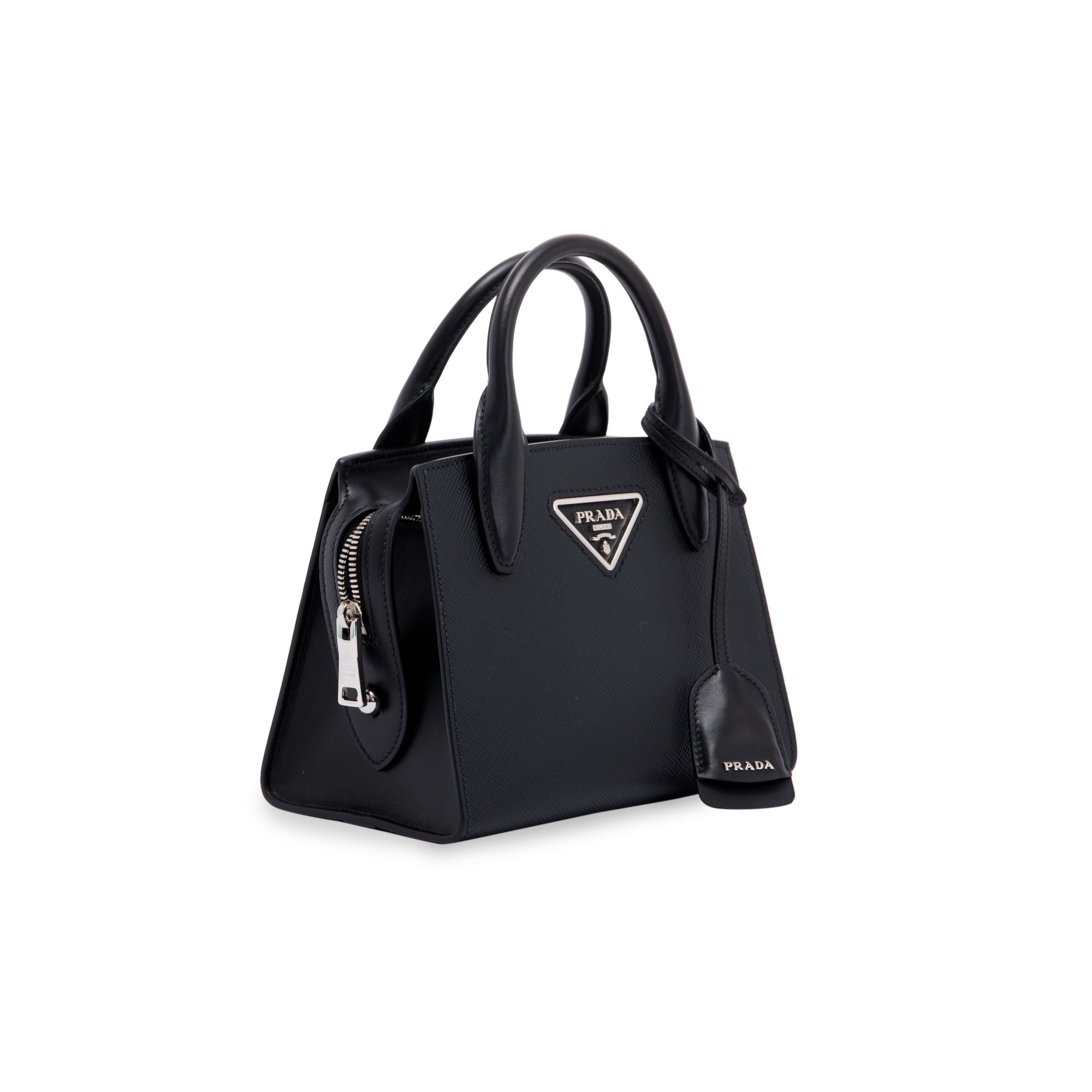 Prada Small Saffiano Cuir Kristen Bag with Strap w/ Box, Receipt & Authenticity Card