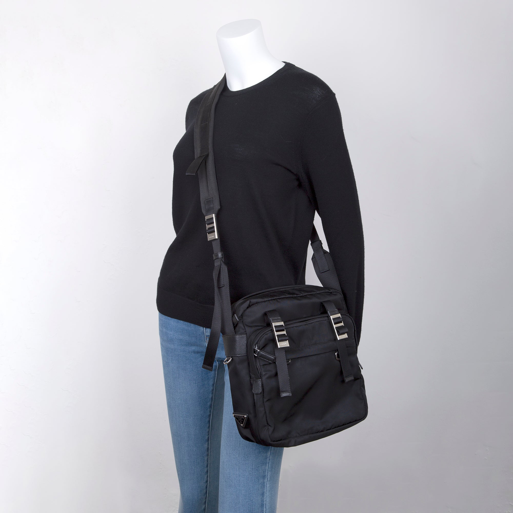 Prada Tessuto Nylon Crossbody Bag