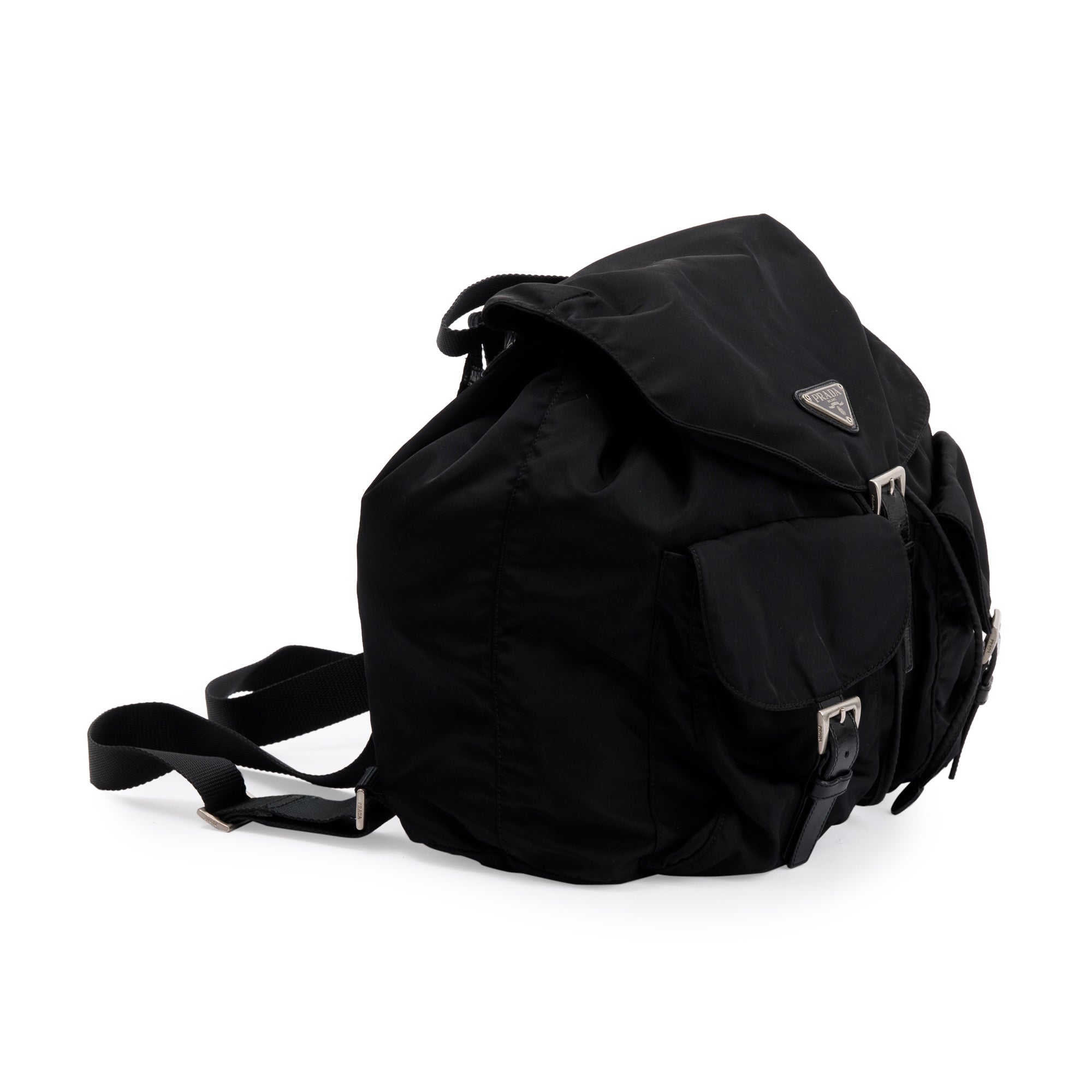 Prada Tessuto Nylon Drawstring Backpack