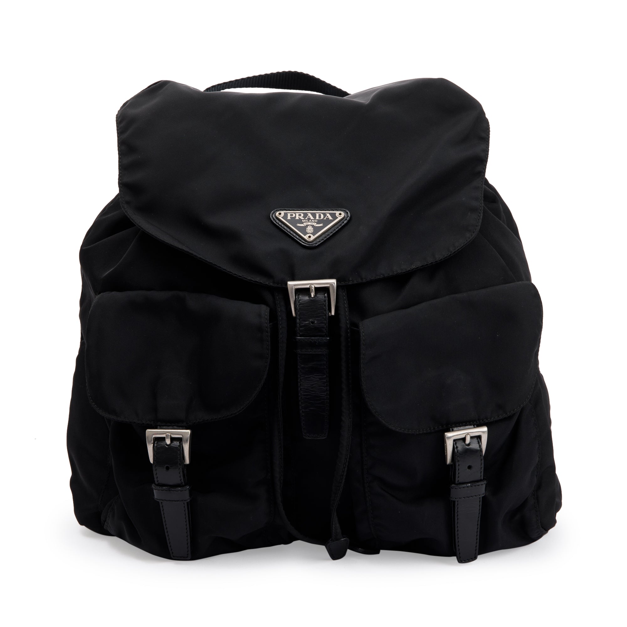 Prada Tessuto Nylon Drawstring Backpack