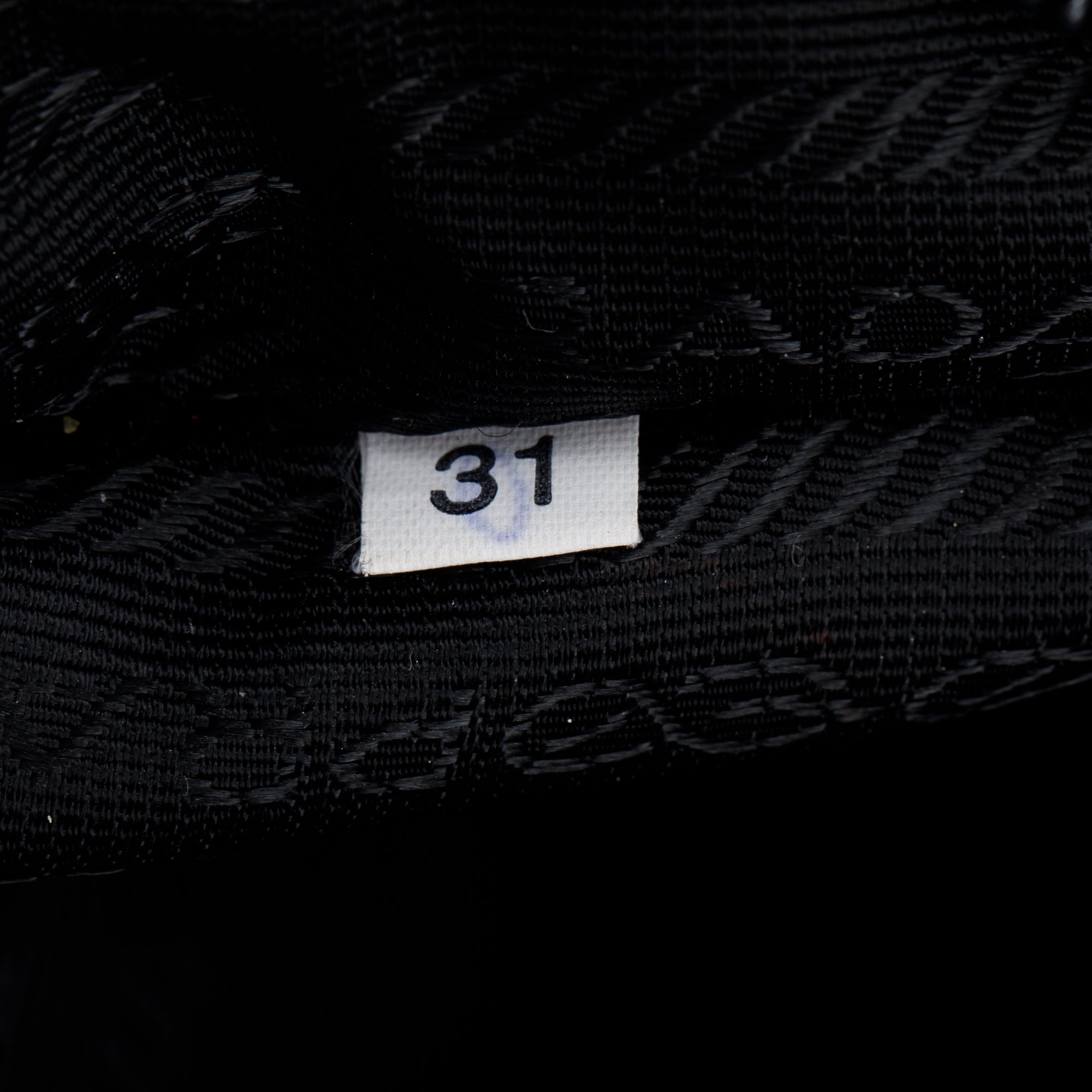 Prada Vintage Black Leather-Trimmed Tessuto Nylon Shoulder Bag