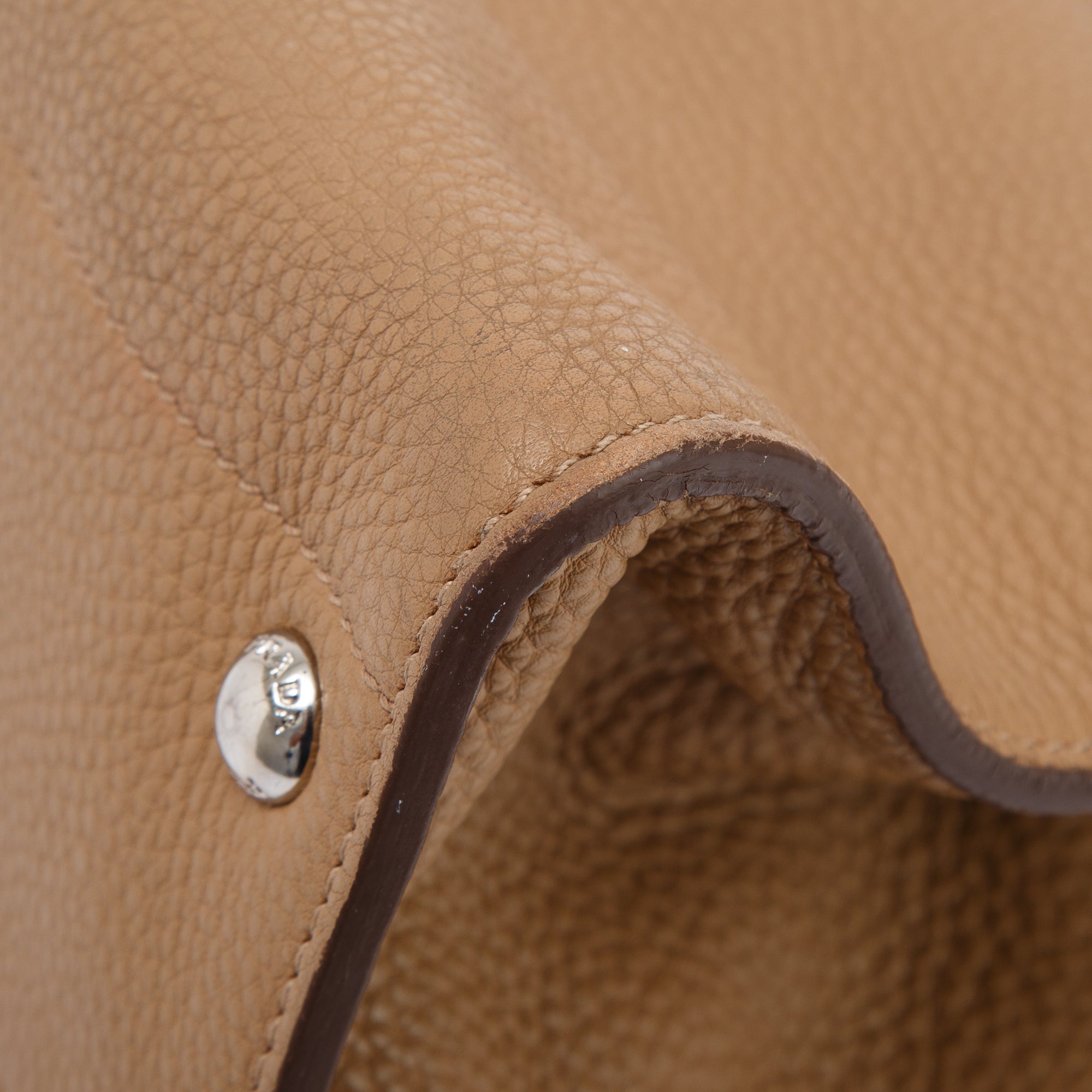 Prada Vitello Daino Convertible Tote w/ Strap