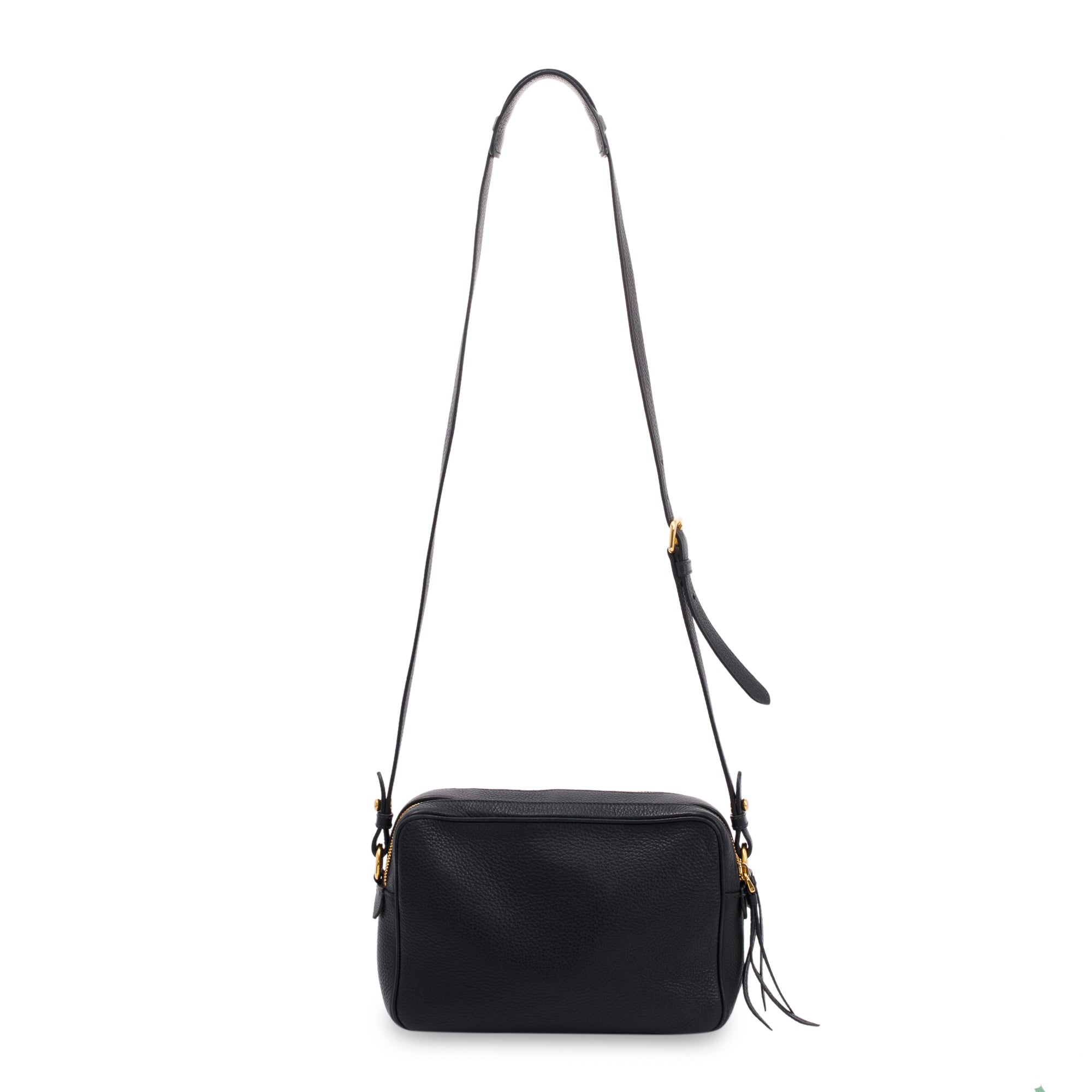 Prada Vitello Daino Double Zip Camera Bag