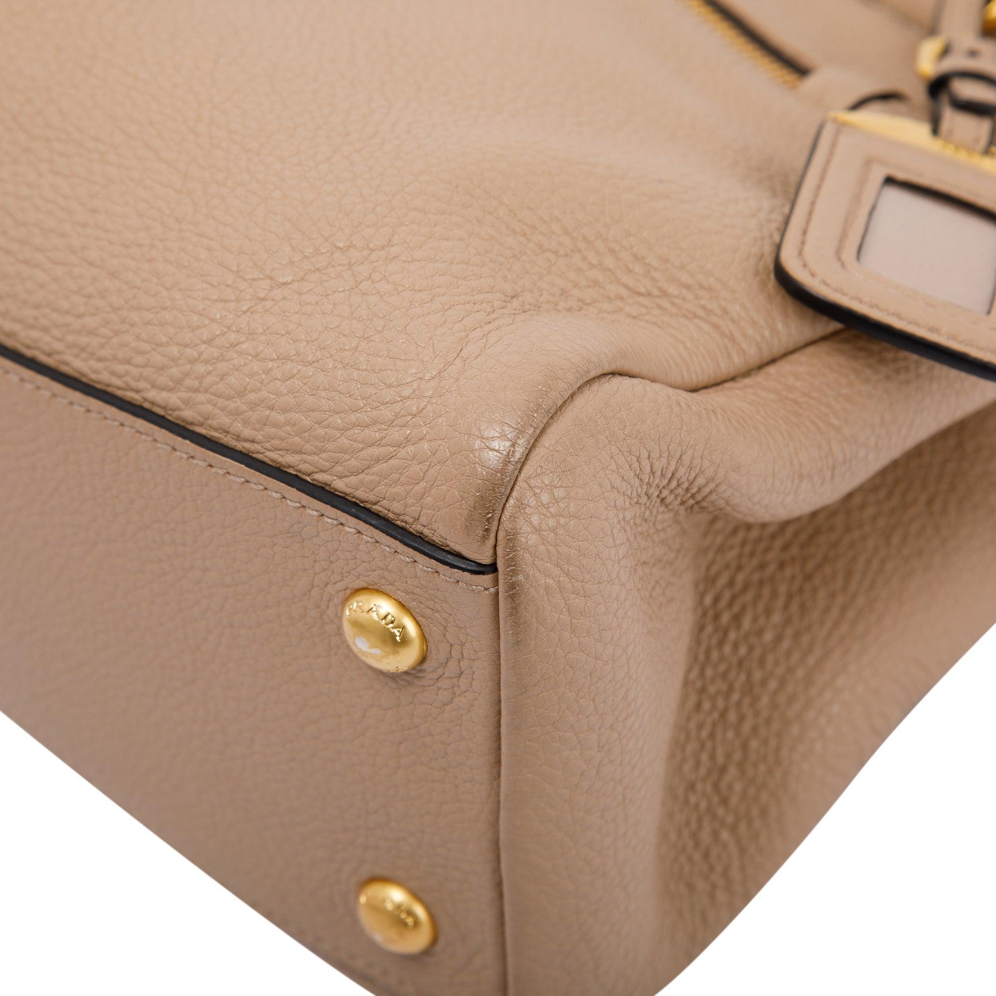 Prada Vitello Daino Phenix Tote w/ Strap