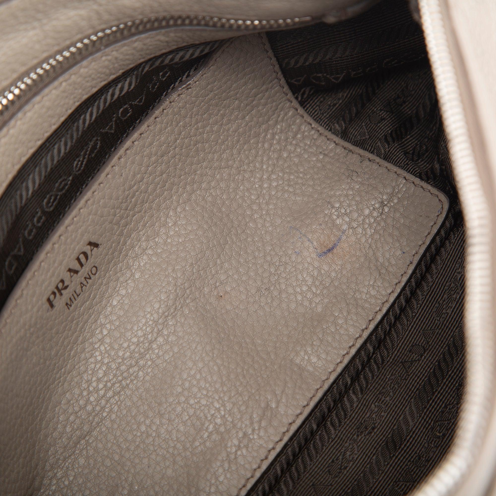 Prada Vitello Daino Zip Crossbody Bag w/ Authenticity Card