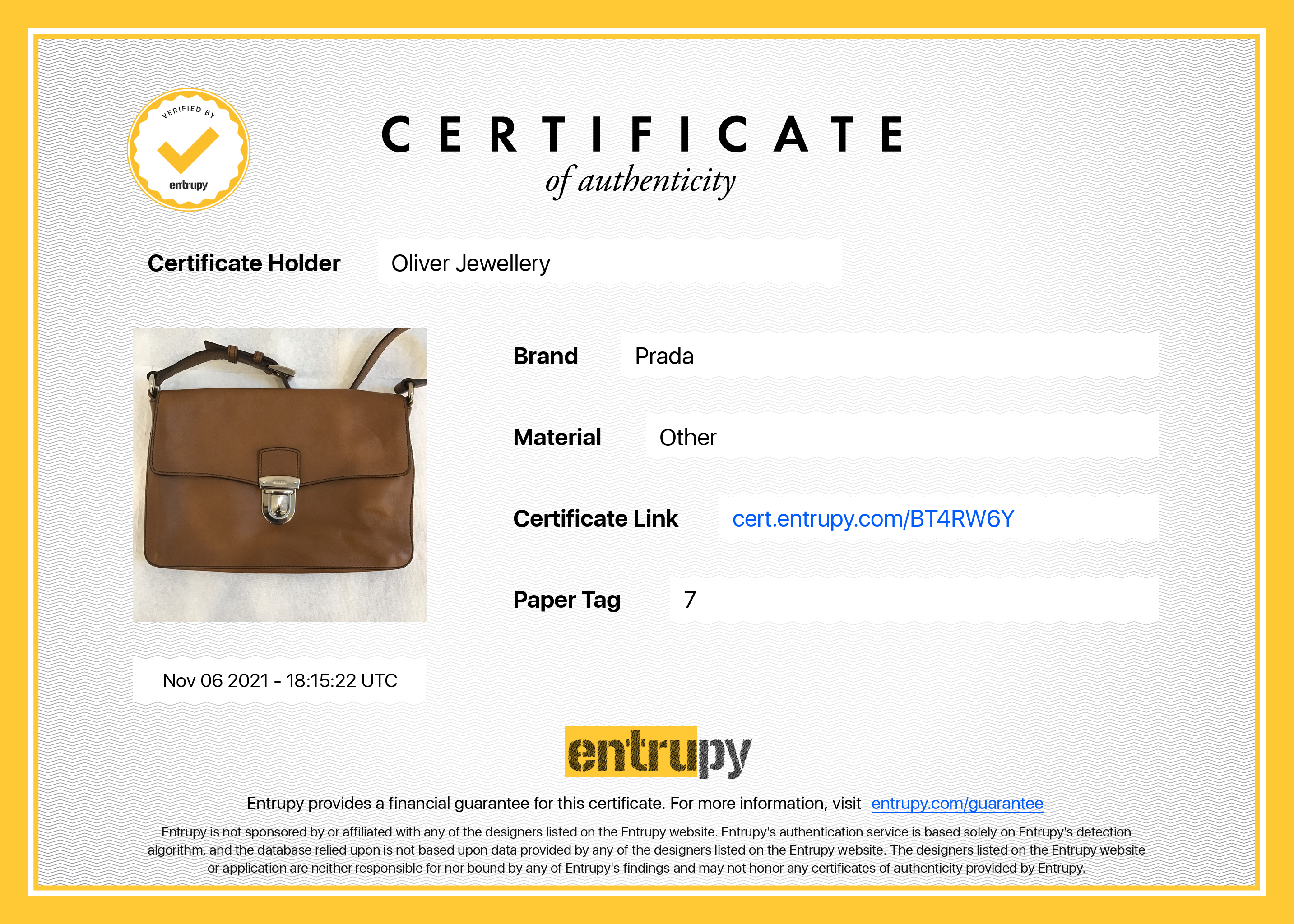 Prada Vitello Easy Shoulder Bag