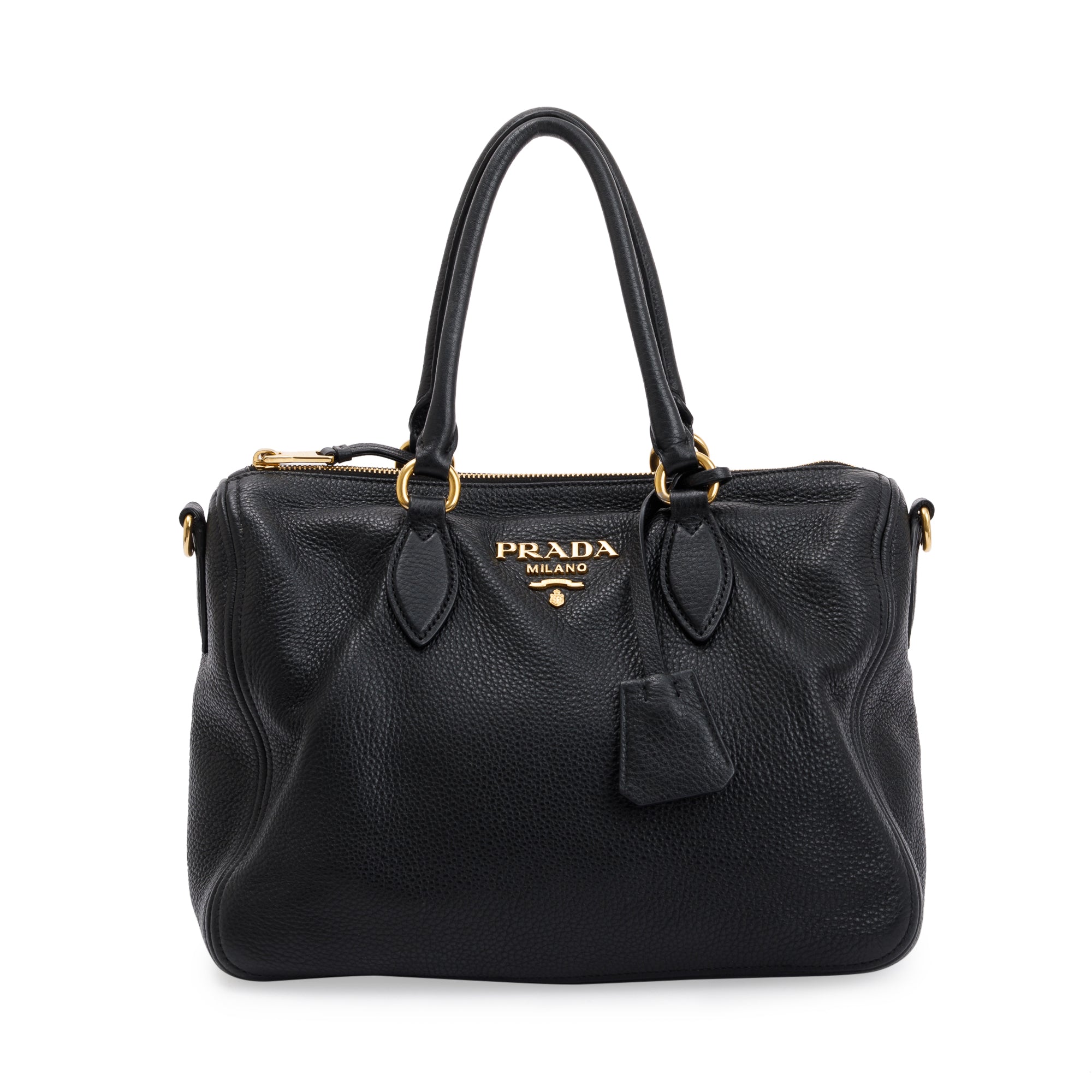 Prada Vitello Phenix Bauletto Bag