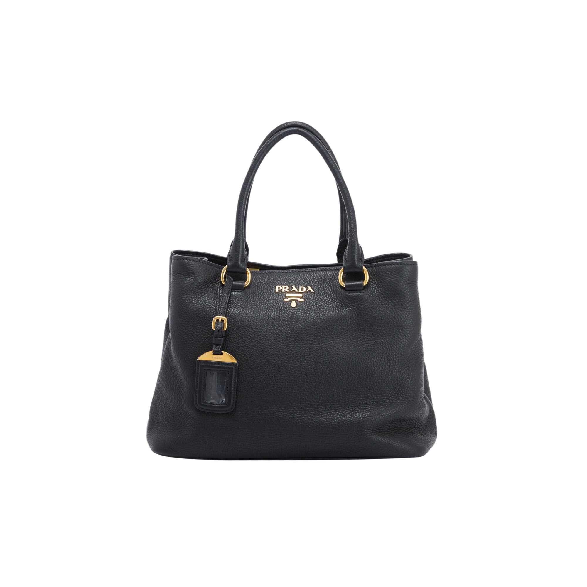 Prada Vitello Phenix Convertible Tote w/ Strap