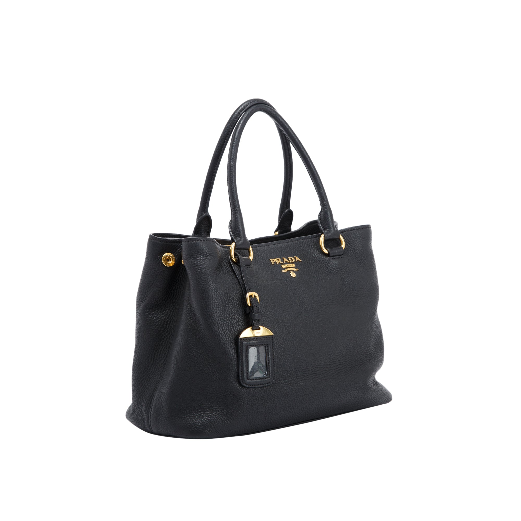 Prada Vitello Phenix Convertible Tote w/ Strap