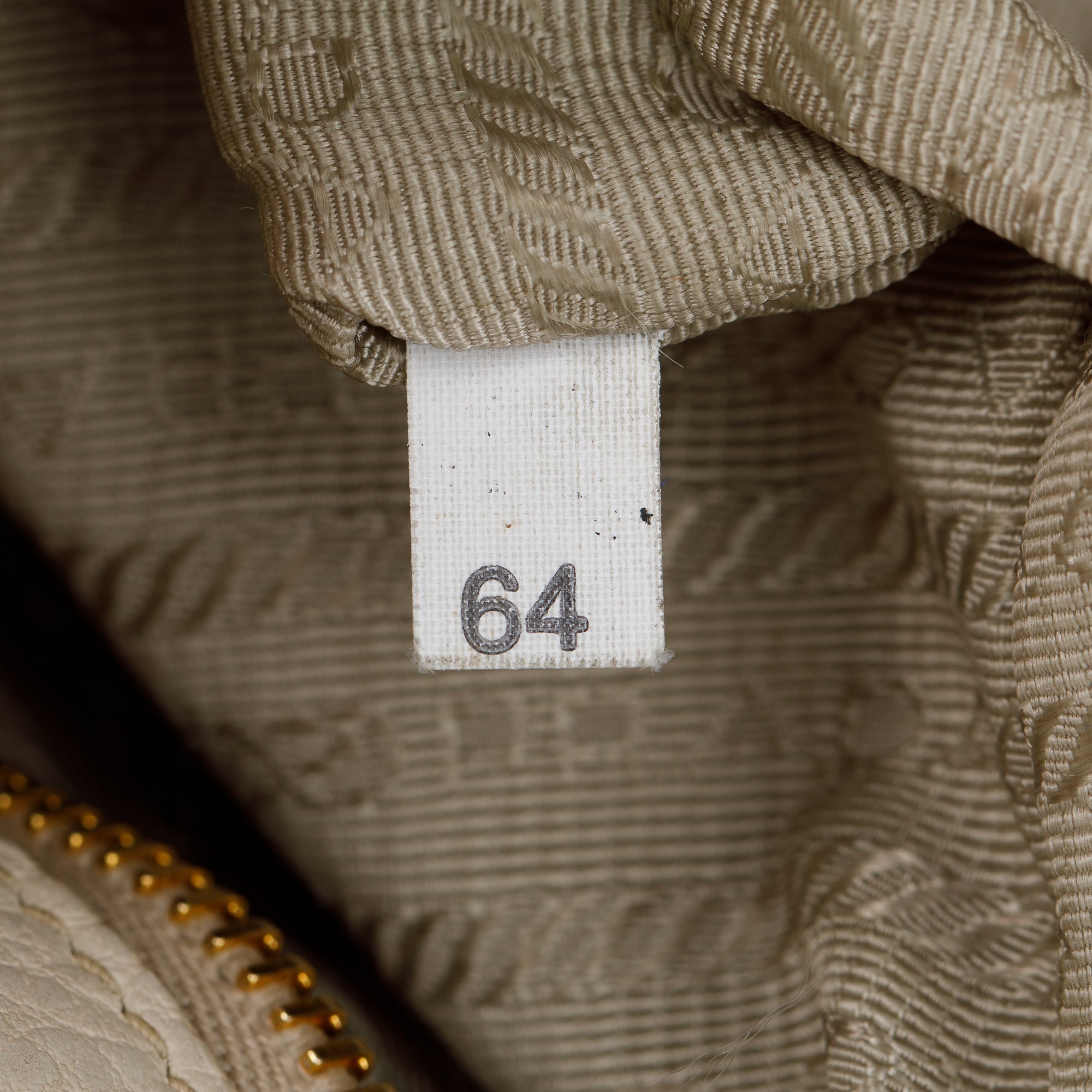 Prada White Vitello Daino Leather Tote w/ Strap