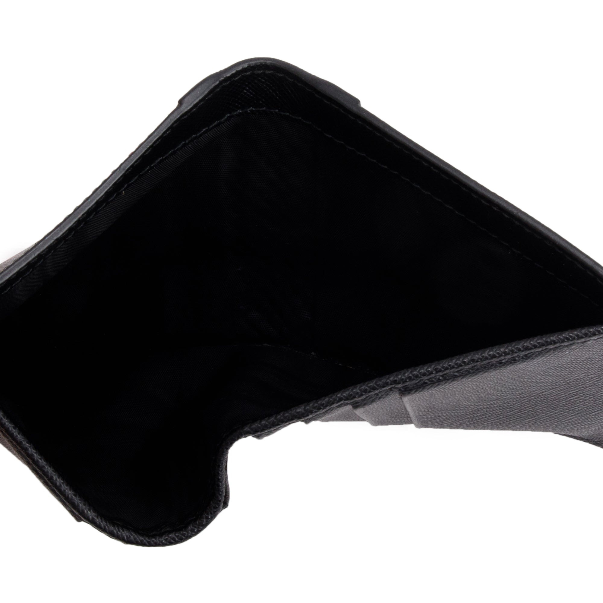 Prada X Universal Studios Black Multicolor Saffiano Leather Frankenstein Heart Studded Bifold Wallet