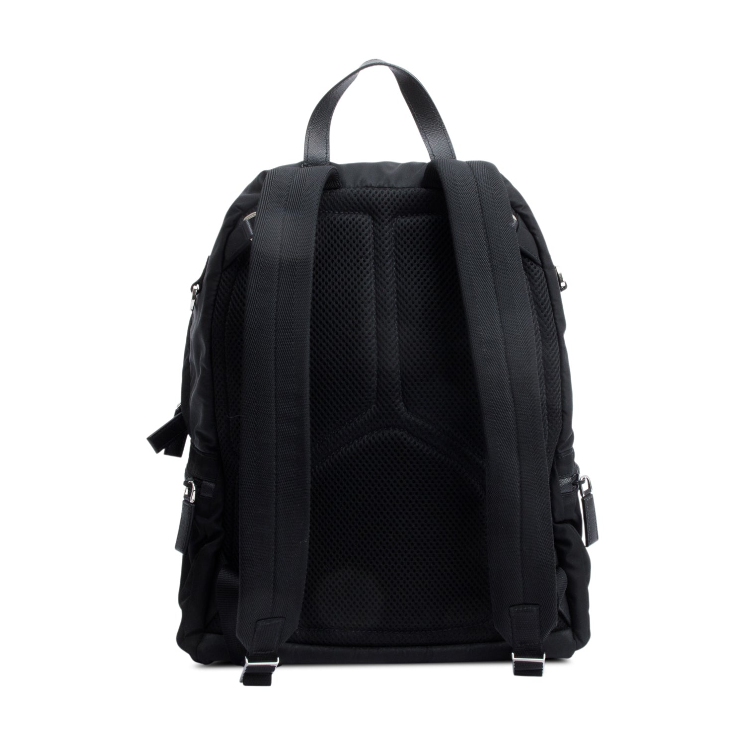 Prada X Universal Studios Black Tessuto Nylon Frankenstein Heart Backpack