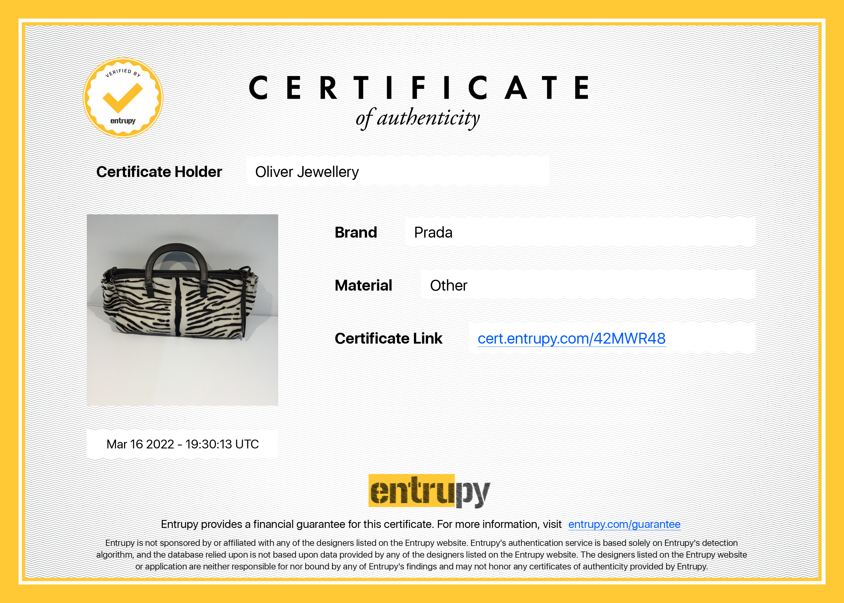 Prada Zebra Print Pony Hair Handle Bag – OLIVER'S