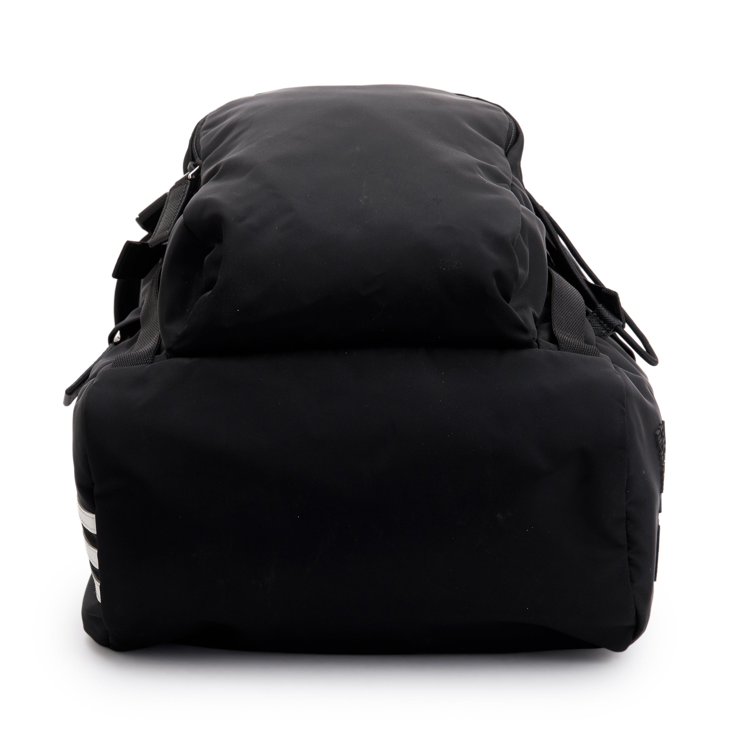 Prada x Adidas 2022 Black Re-Nylon and Saffiano Leather Backpack w/ Box & Authenticity Card