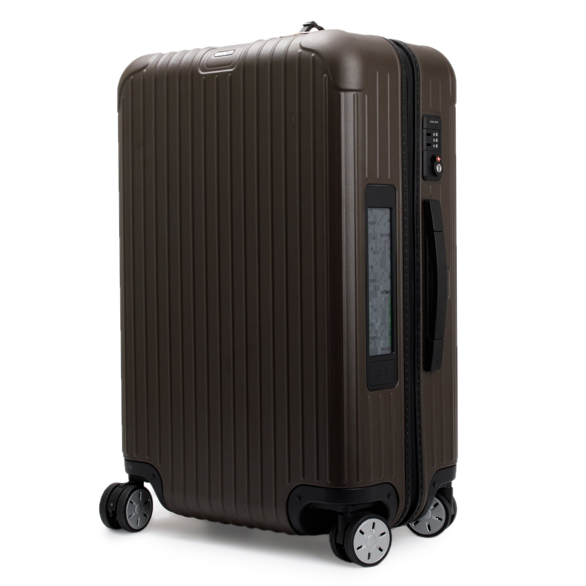 RIMOWA Bronze Matte Polycarbonate Salsa 26" E Tag Multi-wheel Check-In Luggage