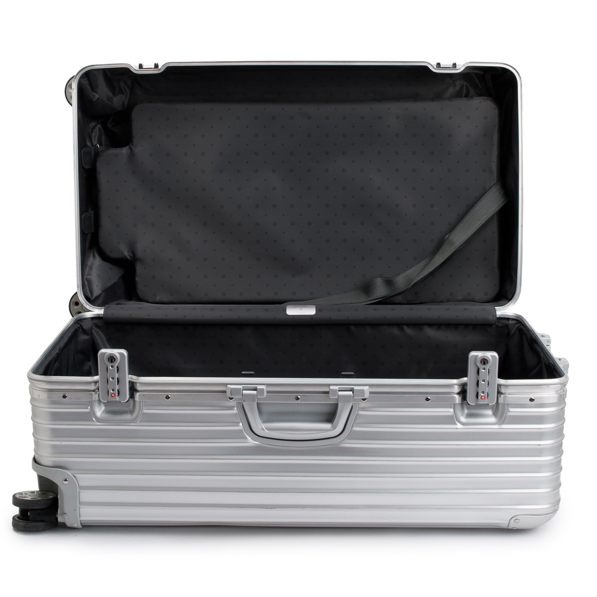 RIMOWA Grey Original Aluminum Suitcase Multi-Wheel Check-In M Luggage