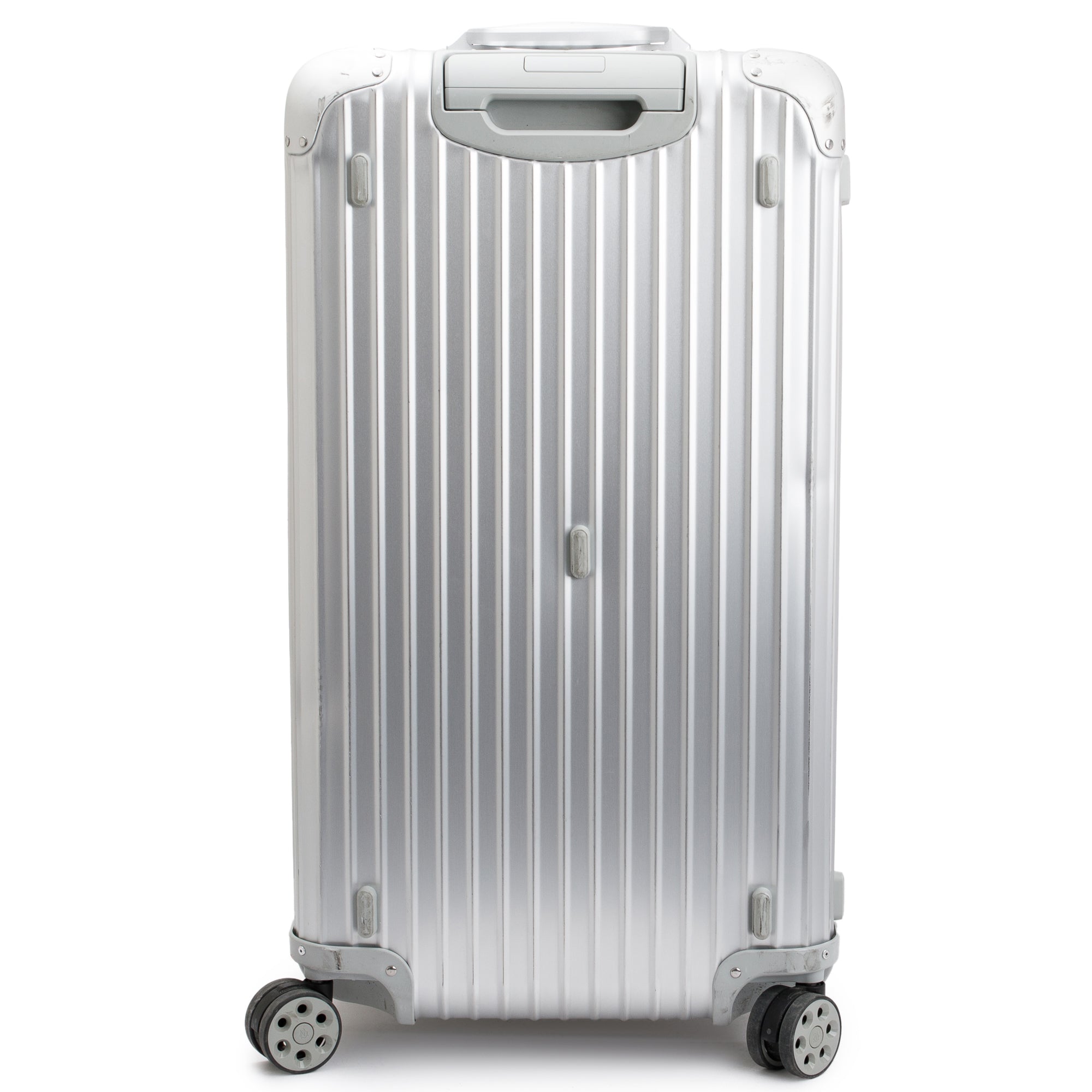 RIMOWA Grey Original Aluminum Suitcase Multi-Wheel Check-In M Luggage