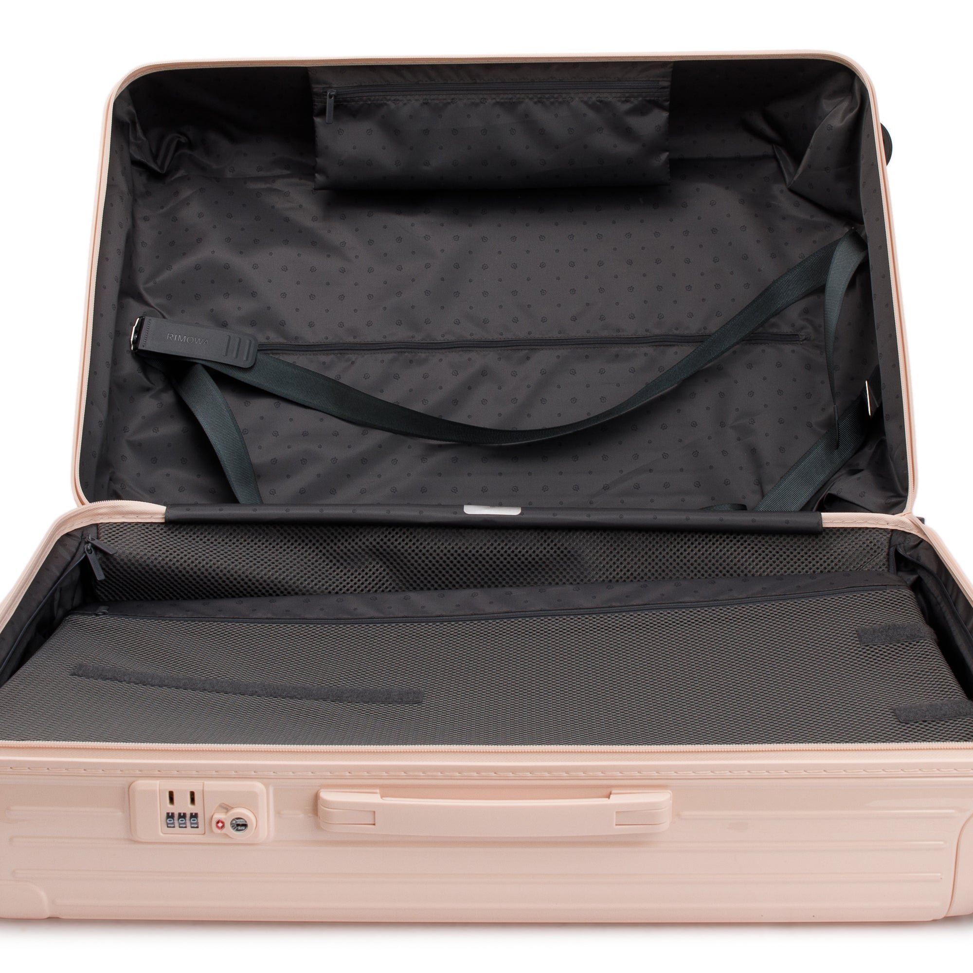 RIMOWA Pink Glossy Polycarbonate Essential Multi-wheel Check-In M Luggage