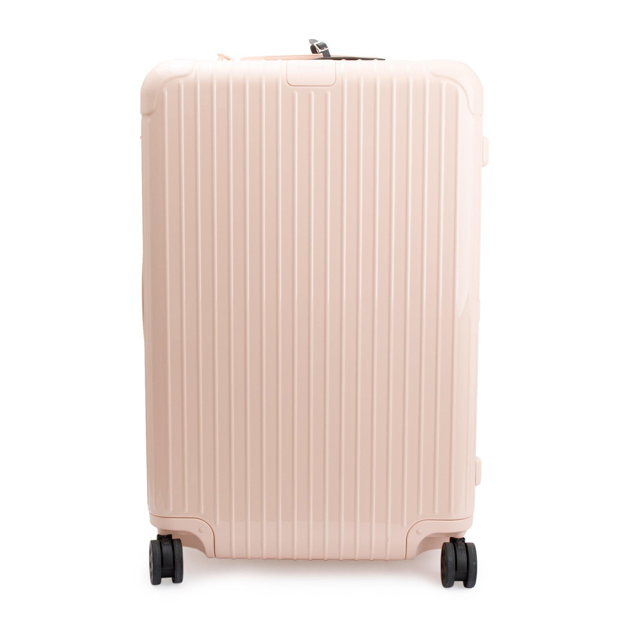 RIMOWA Pink Glossy Polycarbonate Essential Multi-wheel Check-In M Luggage
