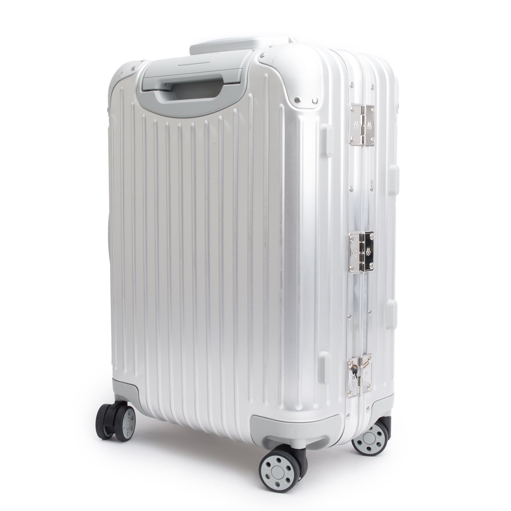 RIMOWA Silver Original Aluminum Suitcase Multi-Wheel Check-In Cabin S Luggage