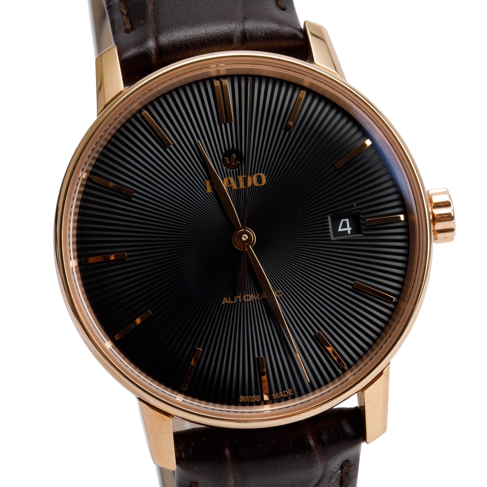 Rado 2024 Rose PVD Stainless Steel Coupole 37.7 MM Automatic Watch w/ Case & Papers