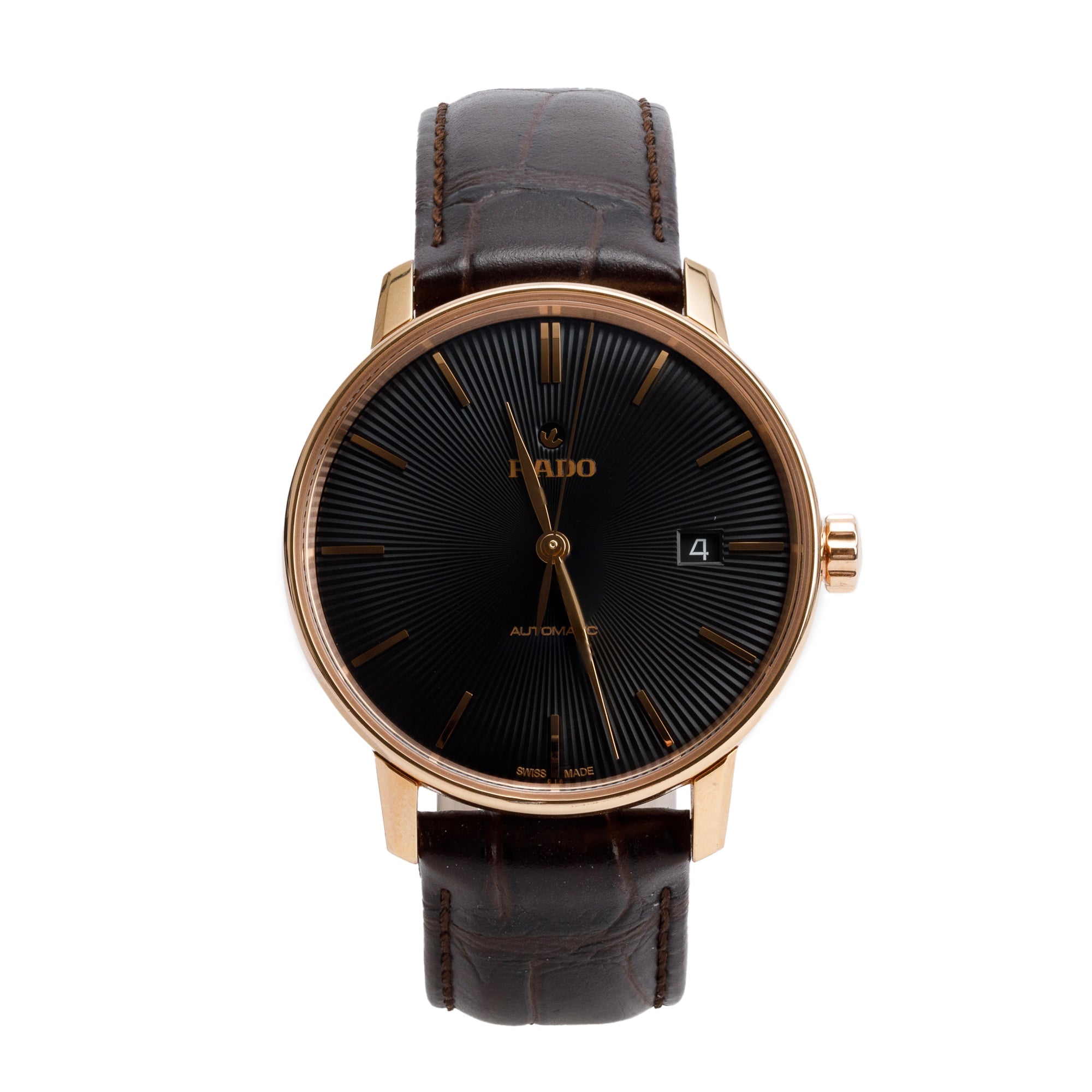 Rado 2024 Rose PVD Stainless Steel Coupole 37.7 MM Automatic Watch w/ Case & Papers