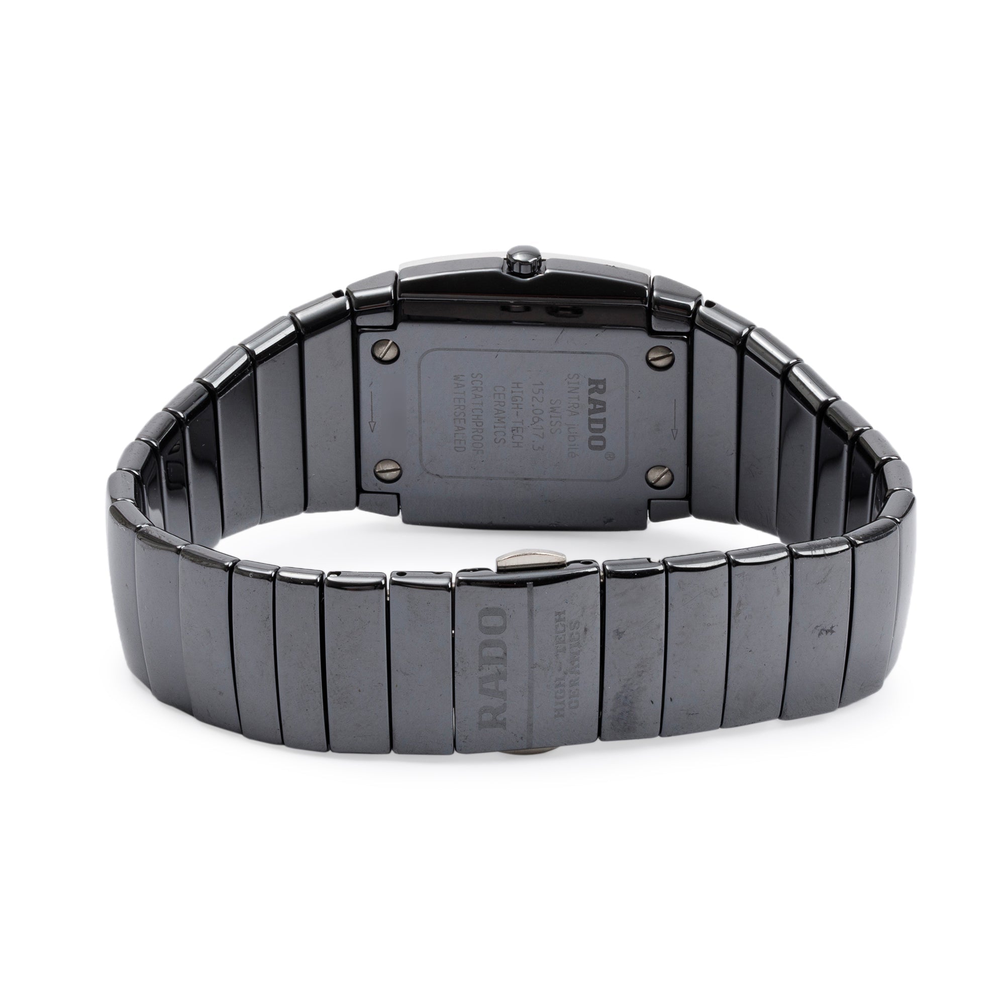 Rado Black Ceramic Diamond Bezel Sintra Jubile Watch w/ Box & Papers