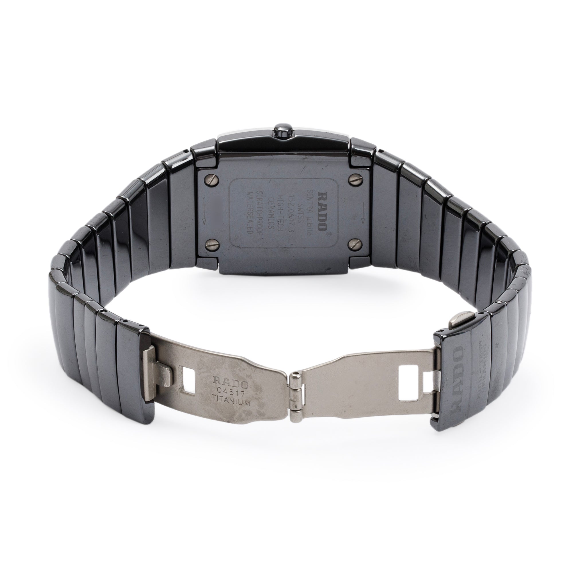 Rado Black Ceramic Diamond Bezel Sintra Jubile Watch w/ Box & Papers