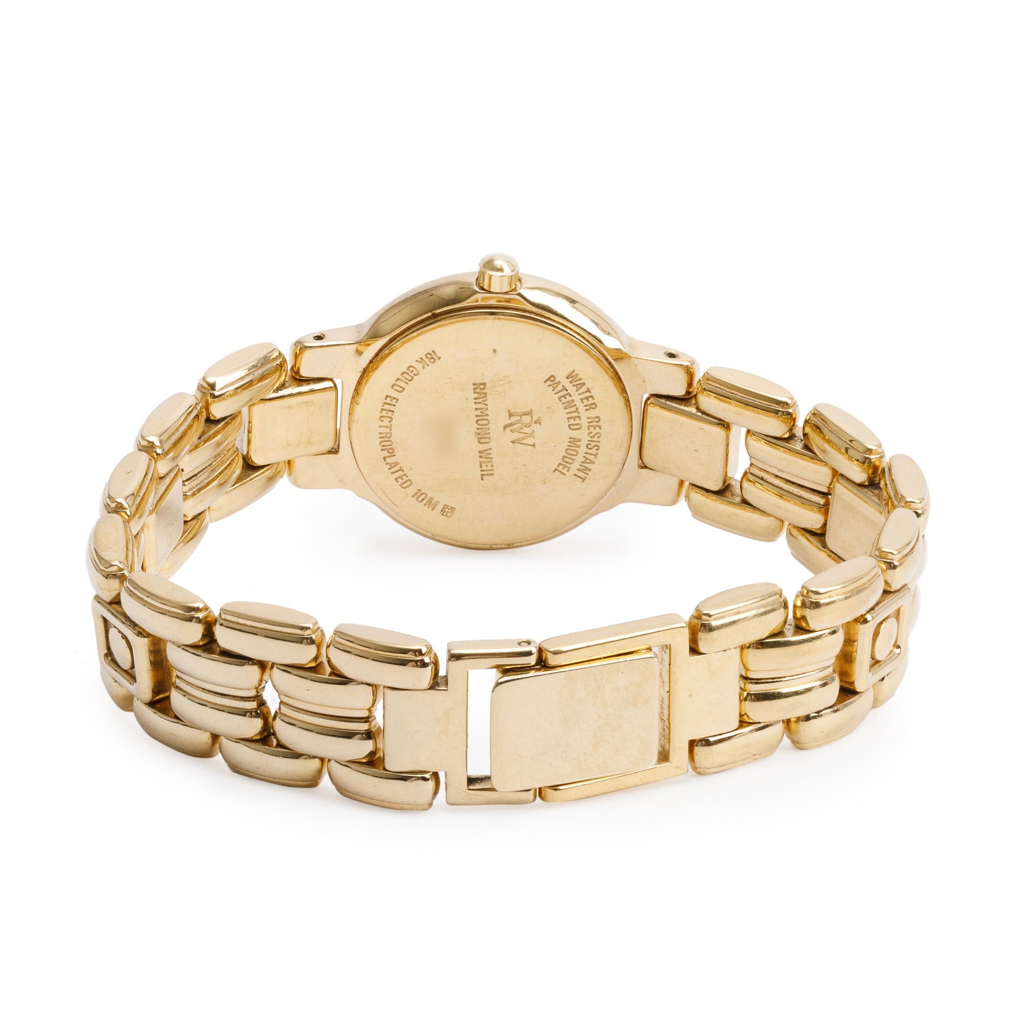 Raymond Weil 18k Gold Plated Stainless Steel 3746 Geneve 24 MM Watch ...