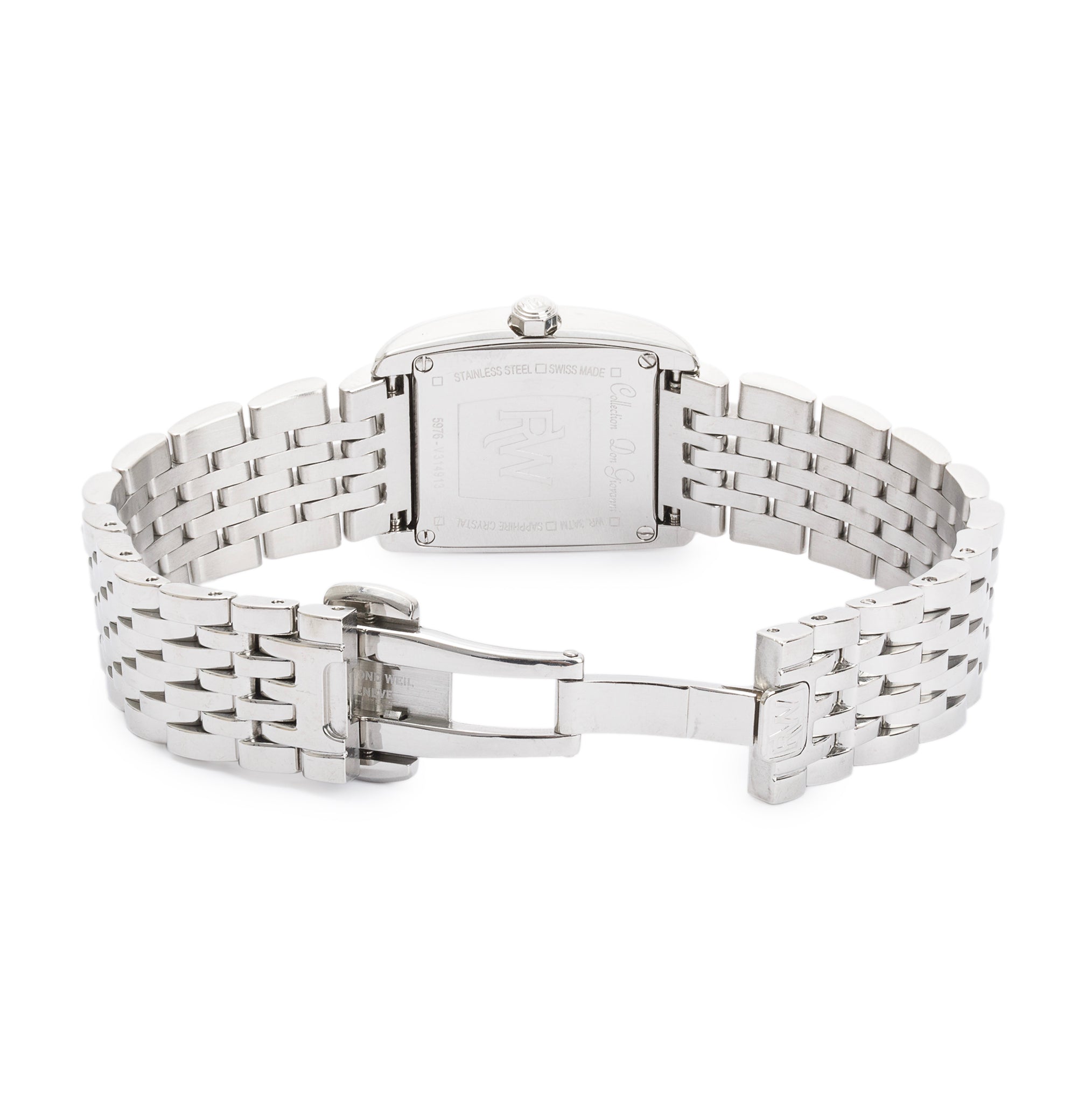 Raymond Weil Stainless Steel Diamond Bezel & Dial Don Giovanni 23 MM Watch