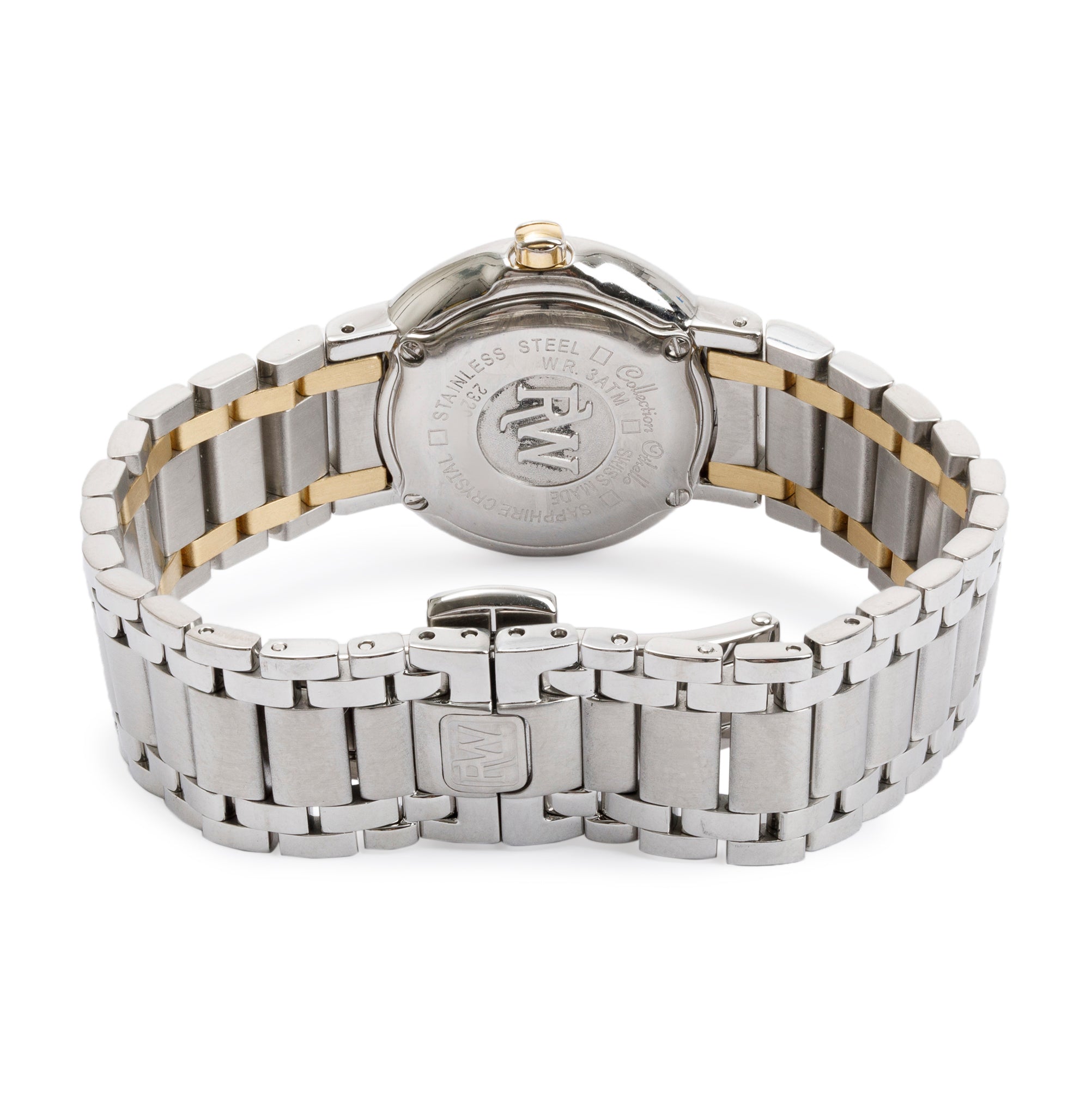 Raymond Weil Two-Tone Stainless Steel Othello Mother of Pearl Diamond Dial 25 MM Watch