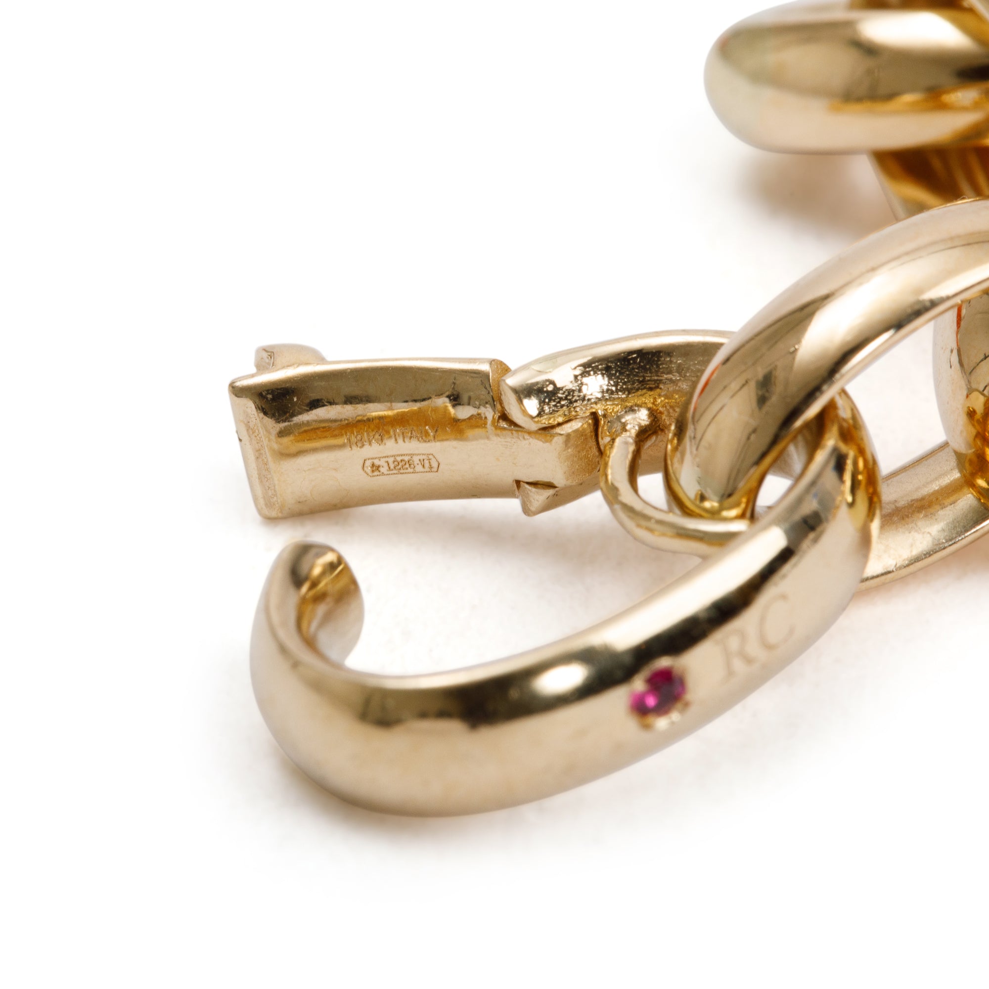 Roberto Coin 18k Yellow Gold Classic Oval Link Bracelet