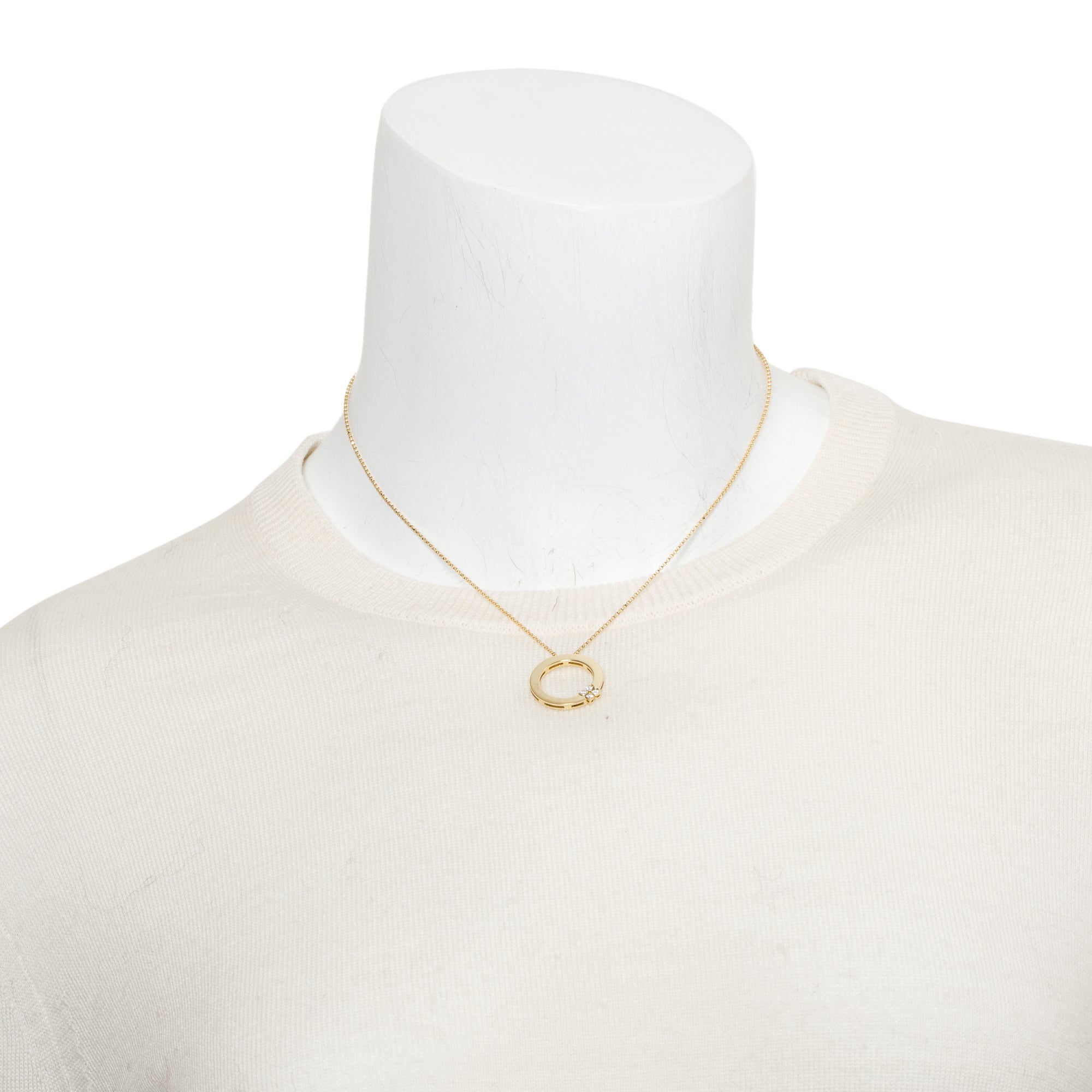 Roberto Coin 18k Yellow Gold Love in Verona Diamond Flower Pendant Necklace w/ Box & Receipt