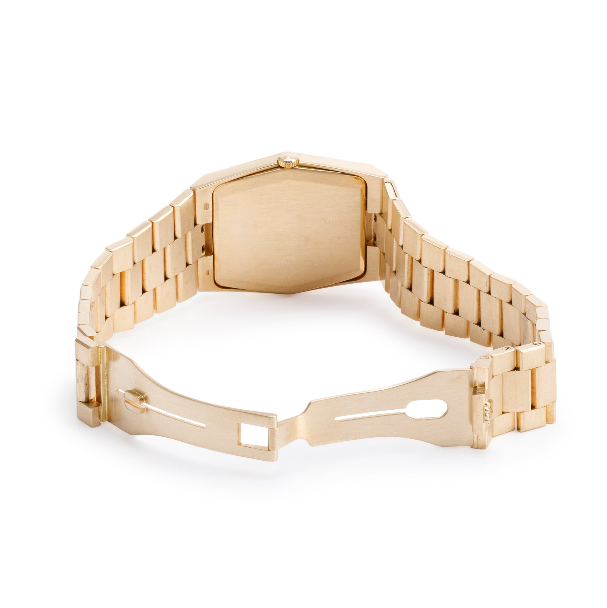 Rolex 18k Yellow Gold Cellini Octagon Jumbo King Midas Watch 4370