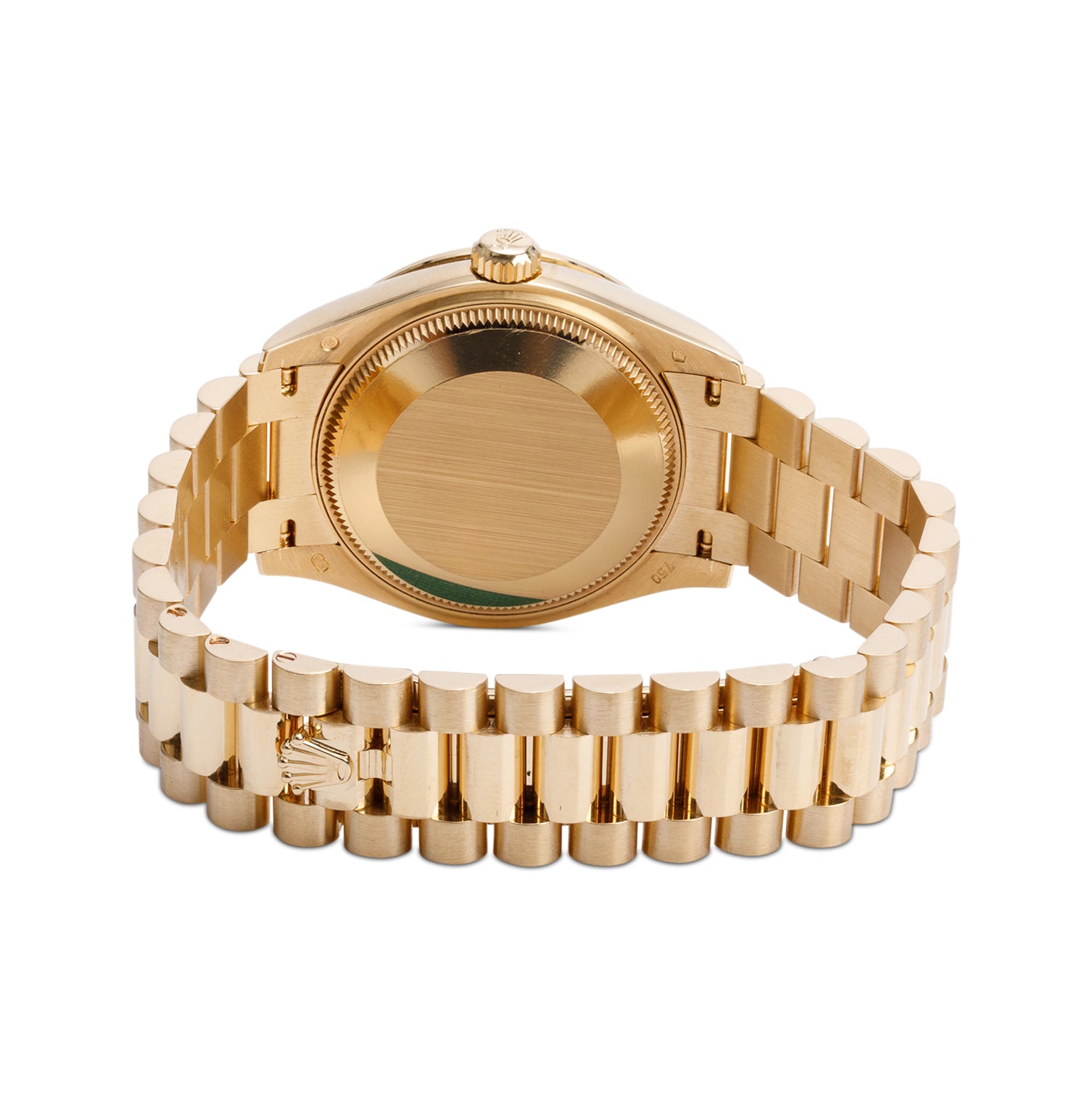 Rolex 18k Yellow Gold Diamond Bezel Datejust 31 MM Watch Malachite Diamond Dial 278288RBR w/ Box & Papers