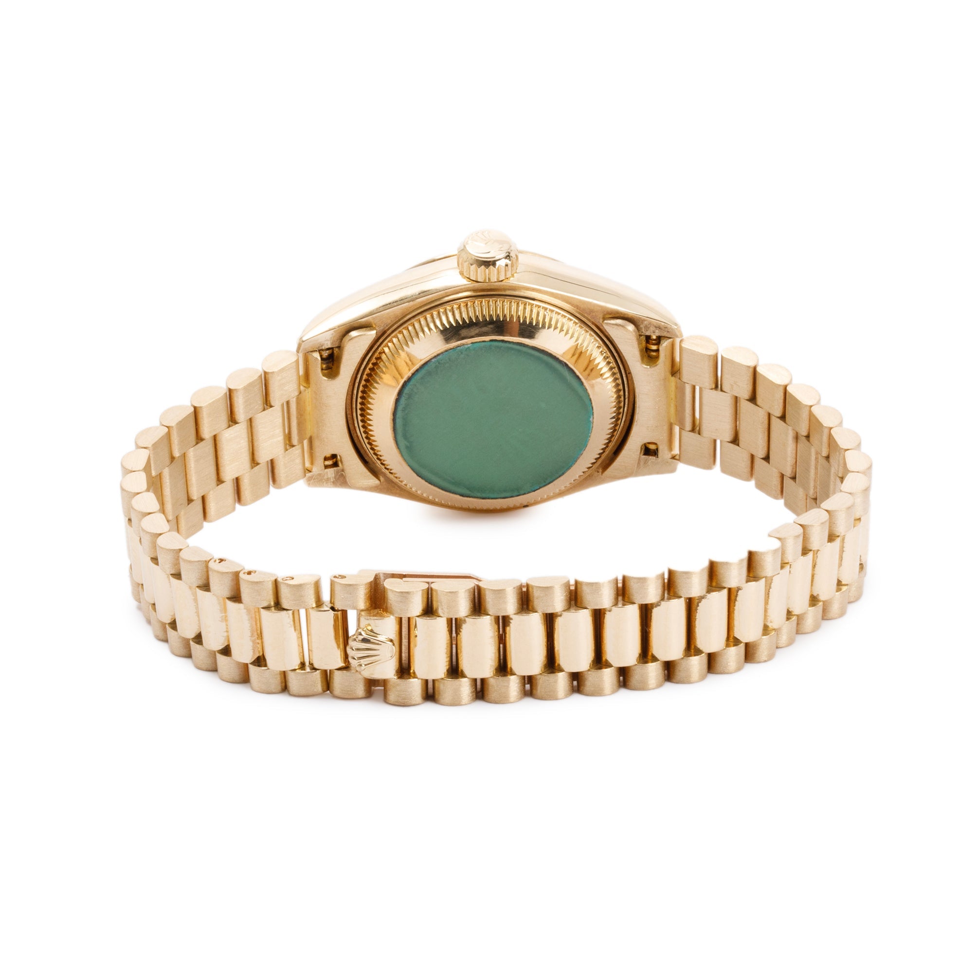 Rolex 18k Yellow Gold Lady-Datejust President Watch w/ Diamond Dial